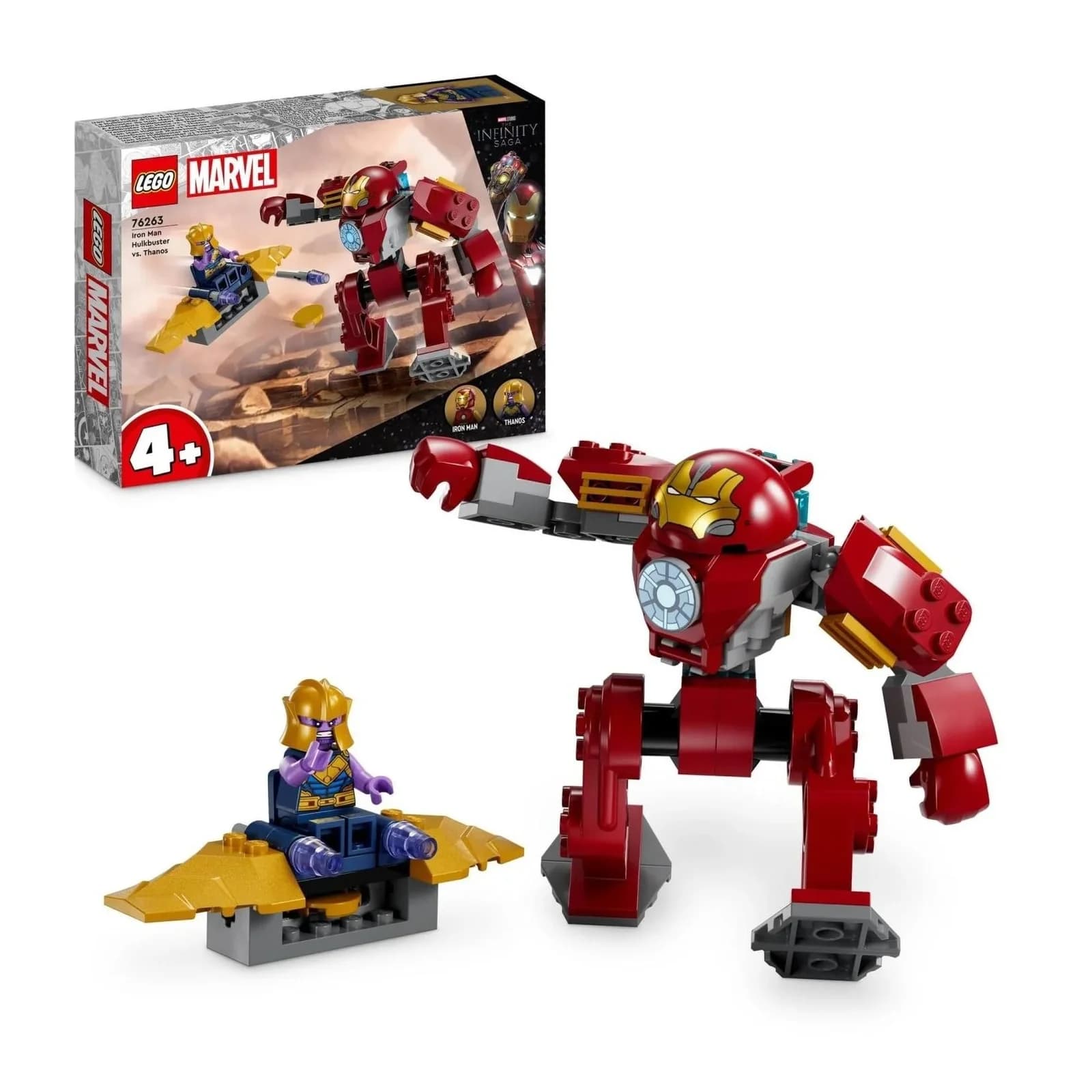 LEGO® Super Heroes 76263 Iron Man Hulkbuster vs. Thanos Konstruktionsspielsteine