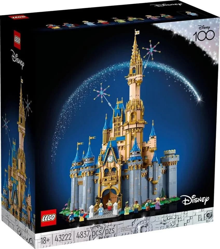 LEGO® Disney Schloss 43222 - 4837 Teile Sammlerstück mit 8 Figuren
