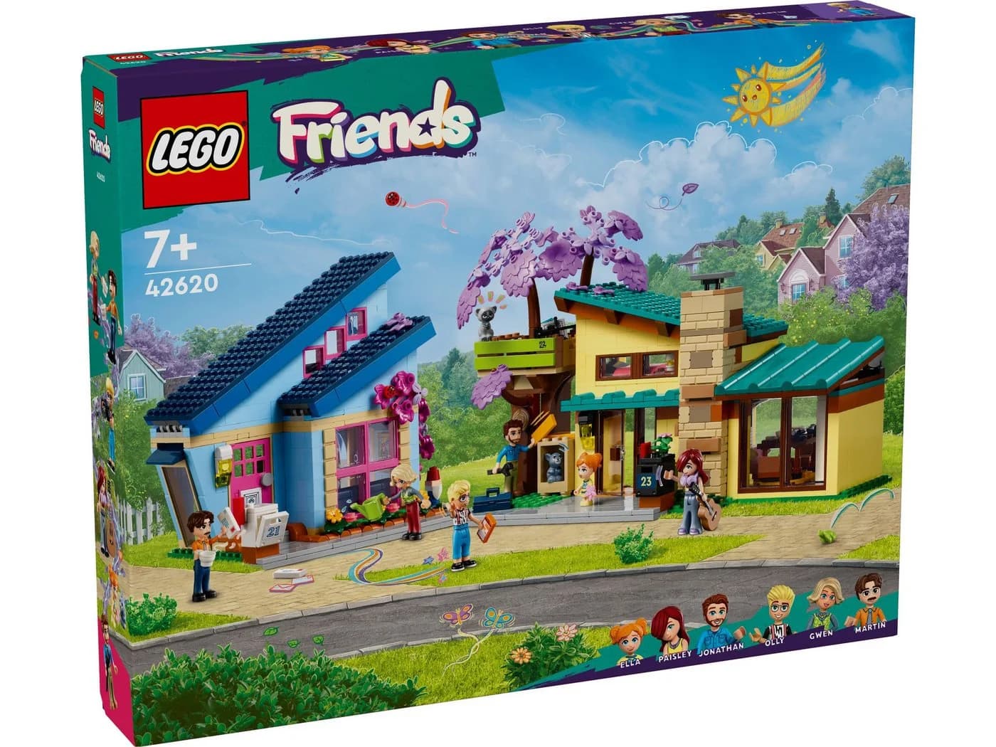 LEGO® Friends 42620 Ollys und Paisleys Familien Haus 1126 Teile