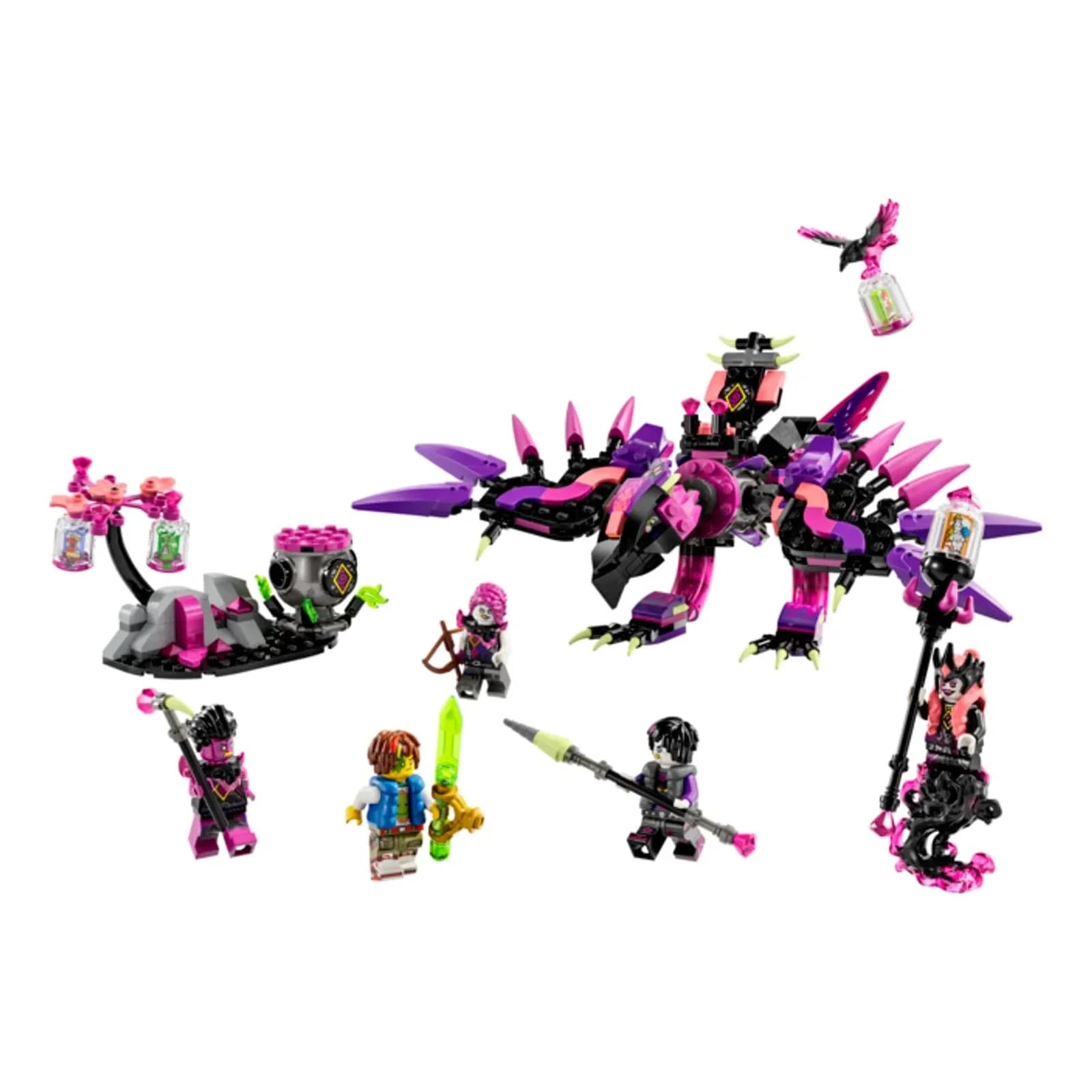 LEGO DREAMZzz Die Albtraumkreaturen der Nimmerhexe 71483 Bunt