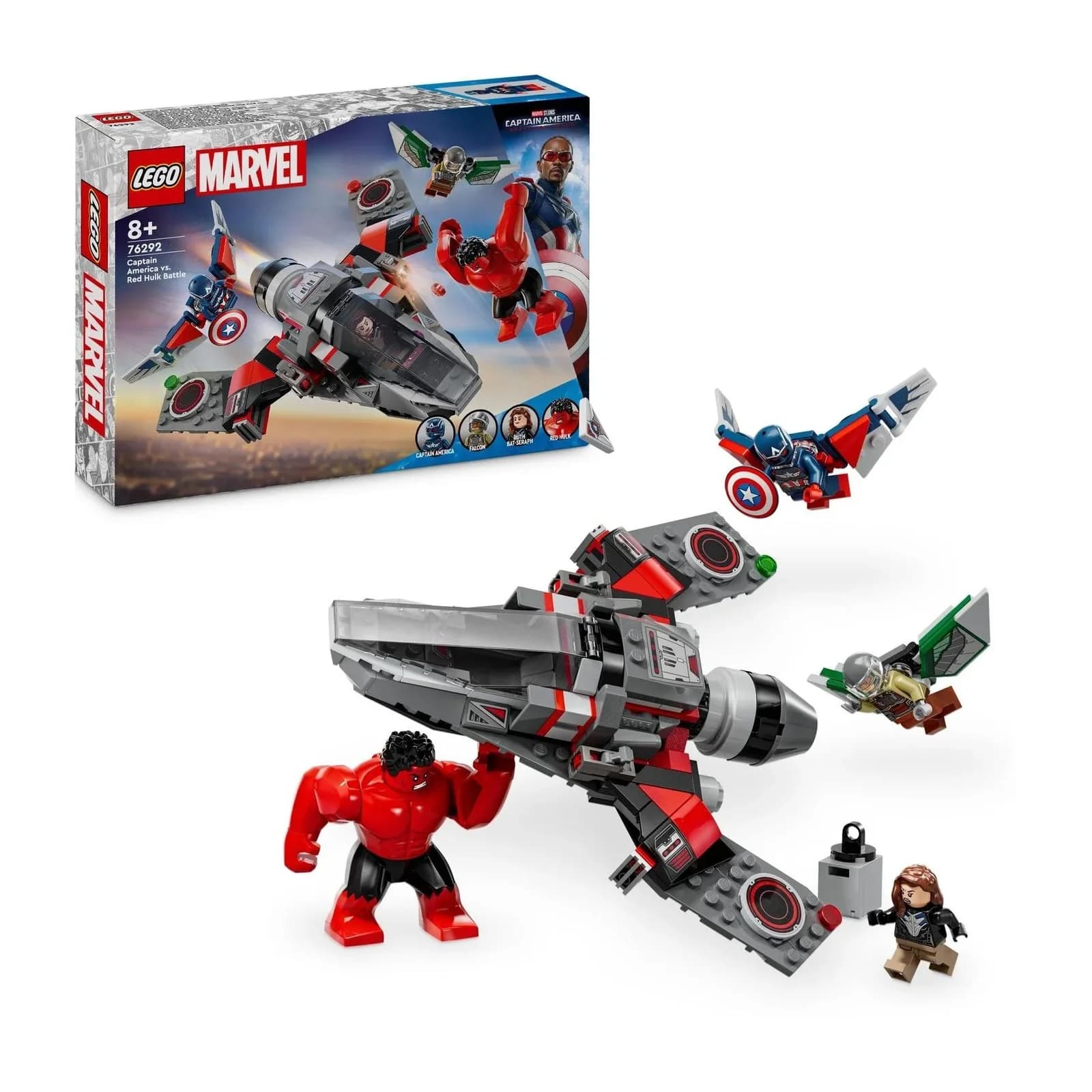 LEGO® Marvel Showdown zwischen Captain America und Red Hulk - 223 Bausteine