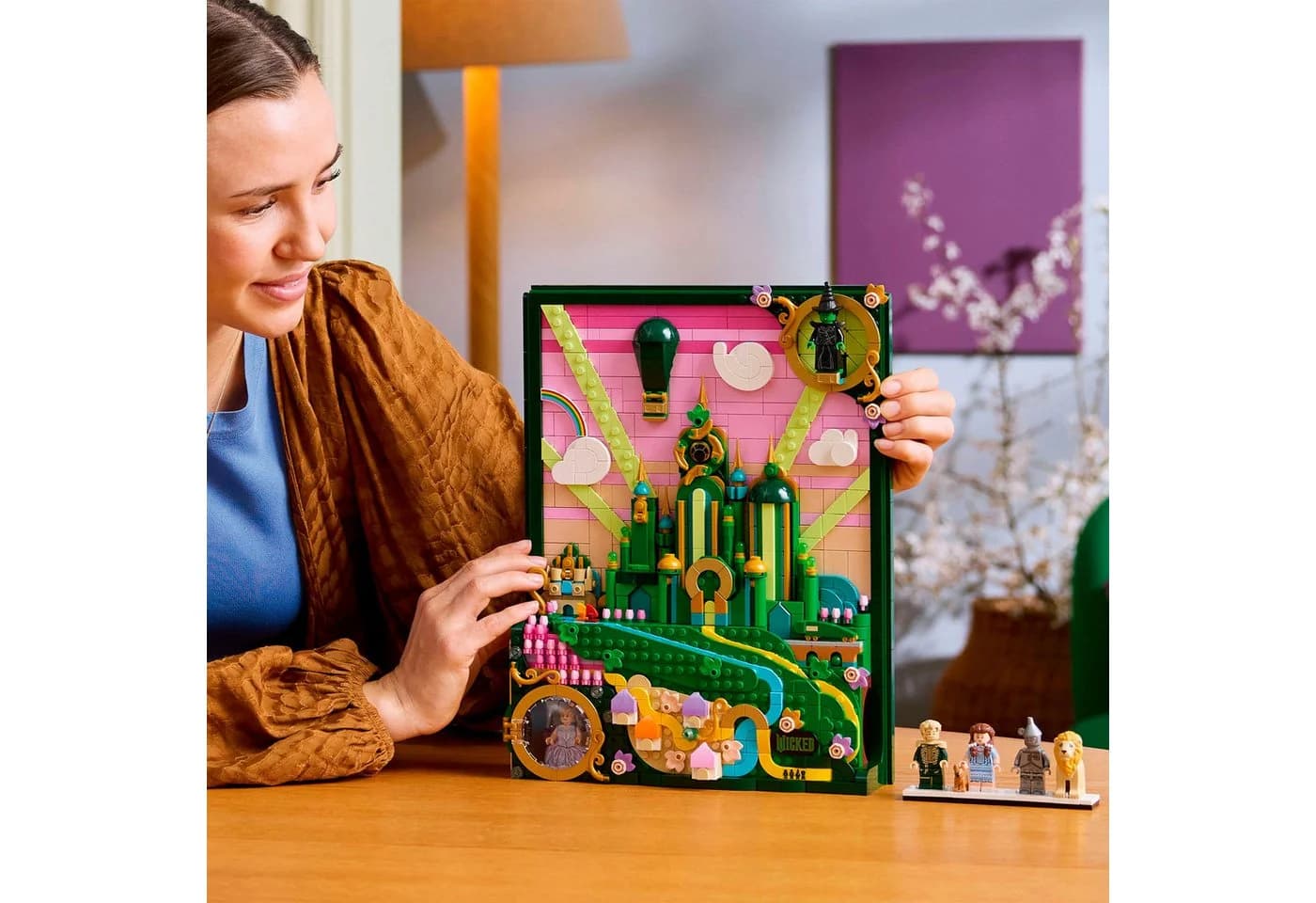 LEGO® Emerald City Wandkunst 75685 Wicked Konstruktionsspielsteine 1518 St