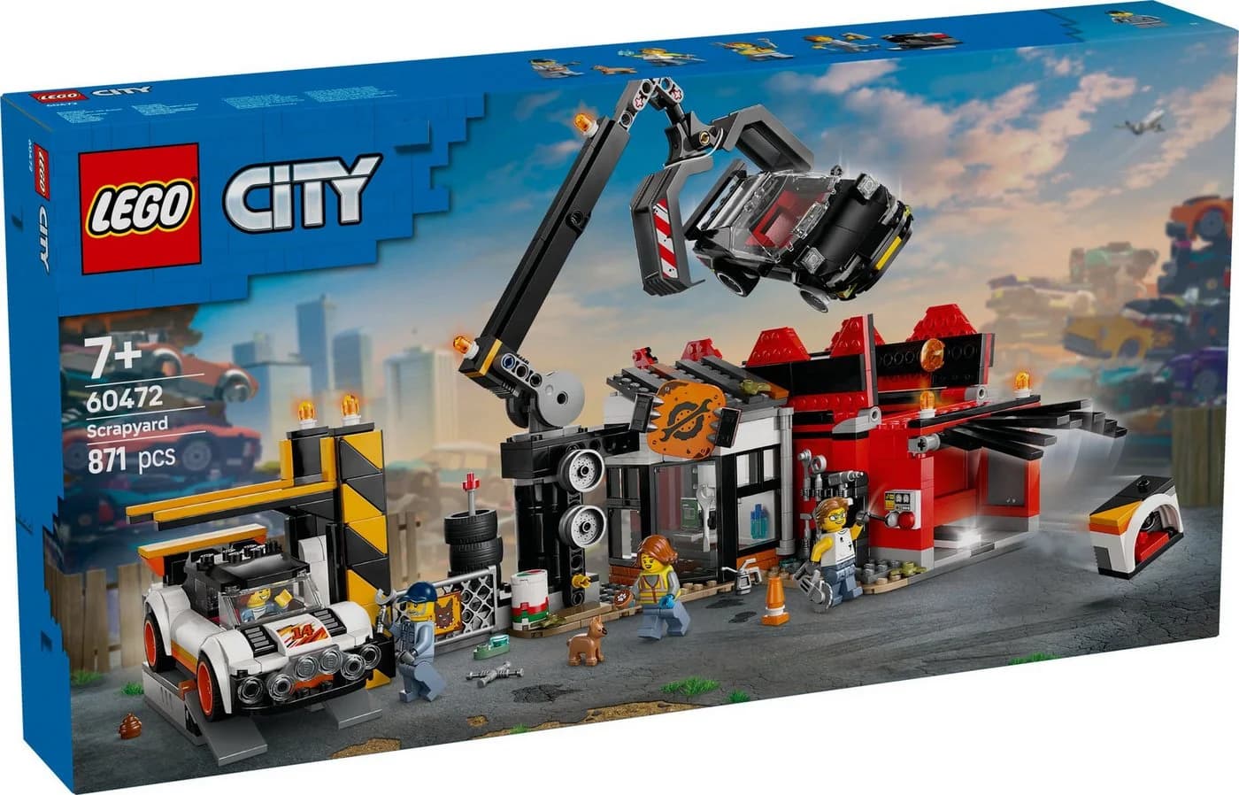 LEGO® 60472 Schrottplatz mit Autos - Konstruktionsspielsteine