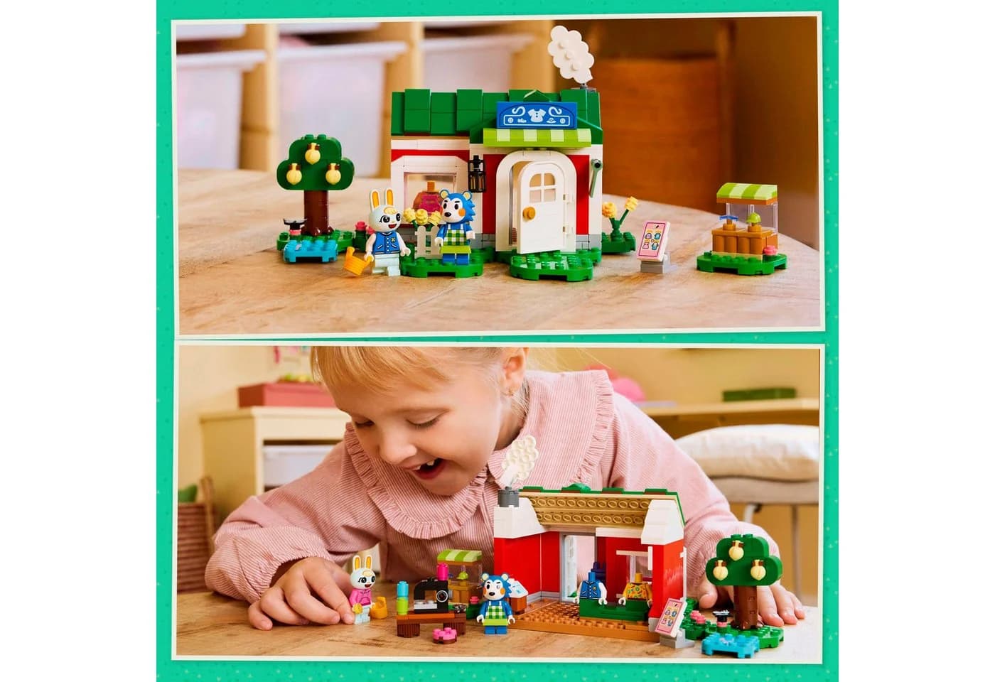 LEGO Animal Crossing Die Schneiderei der Schneiderschwestern 77055 Bunt