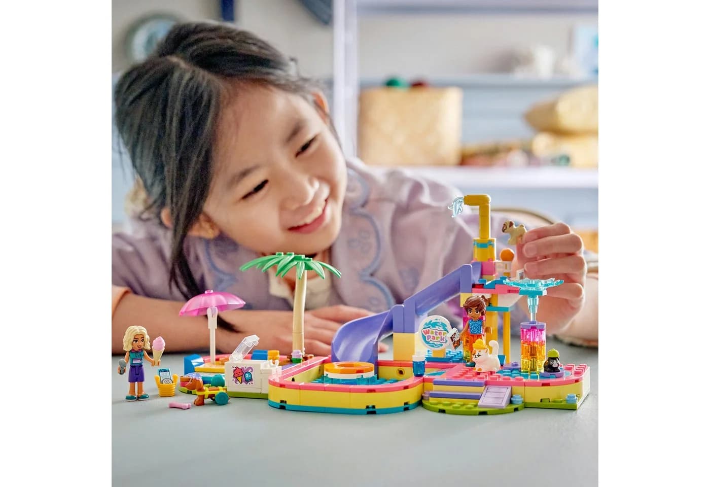LEGO® Friends Wasserpark Bauset 42676 mit 278 Teilen und 4 Haustieren