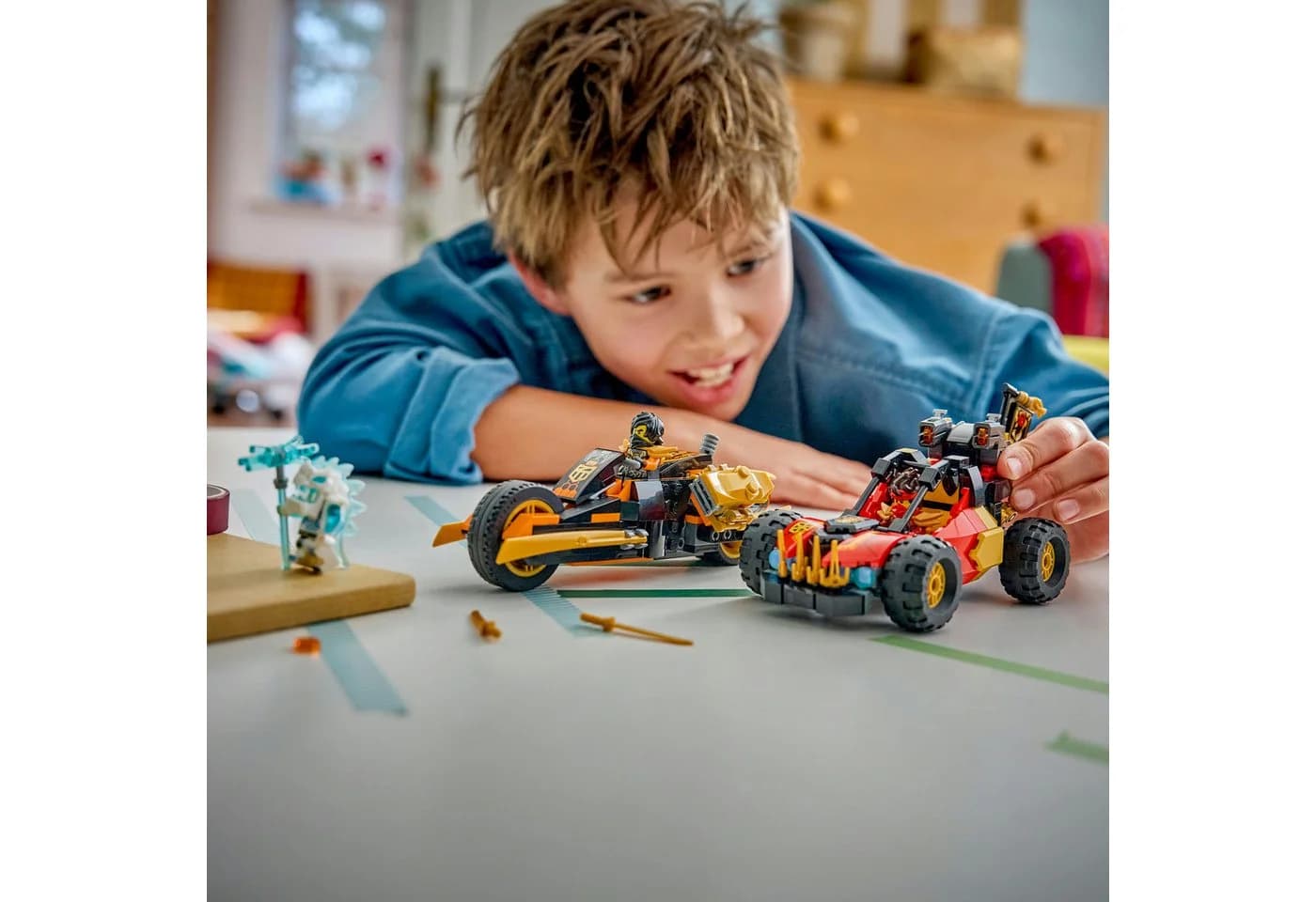 LEGO Ninjago Kais und Coles Kombi-Flitzer 71864 Bauset mit 394 Teilen