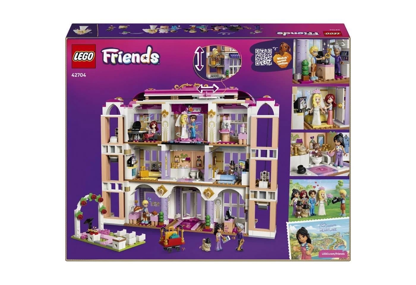 LEGO Friends Grandhotel Heartlake City 42704 Bauset 1406 Teile
