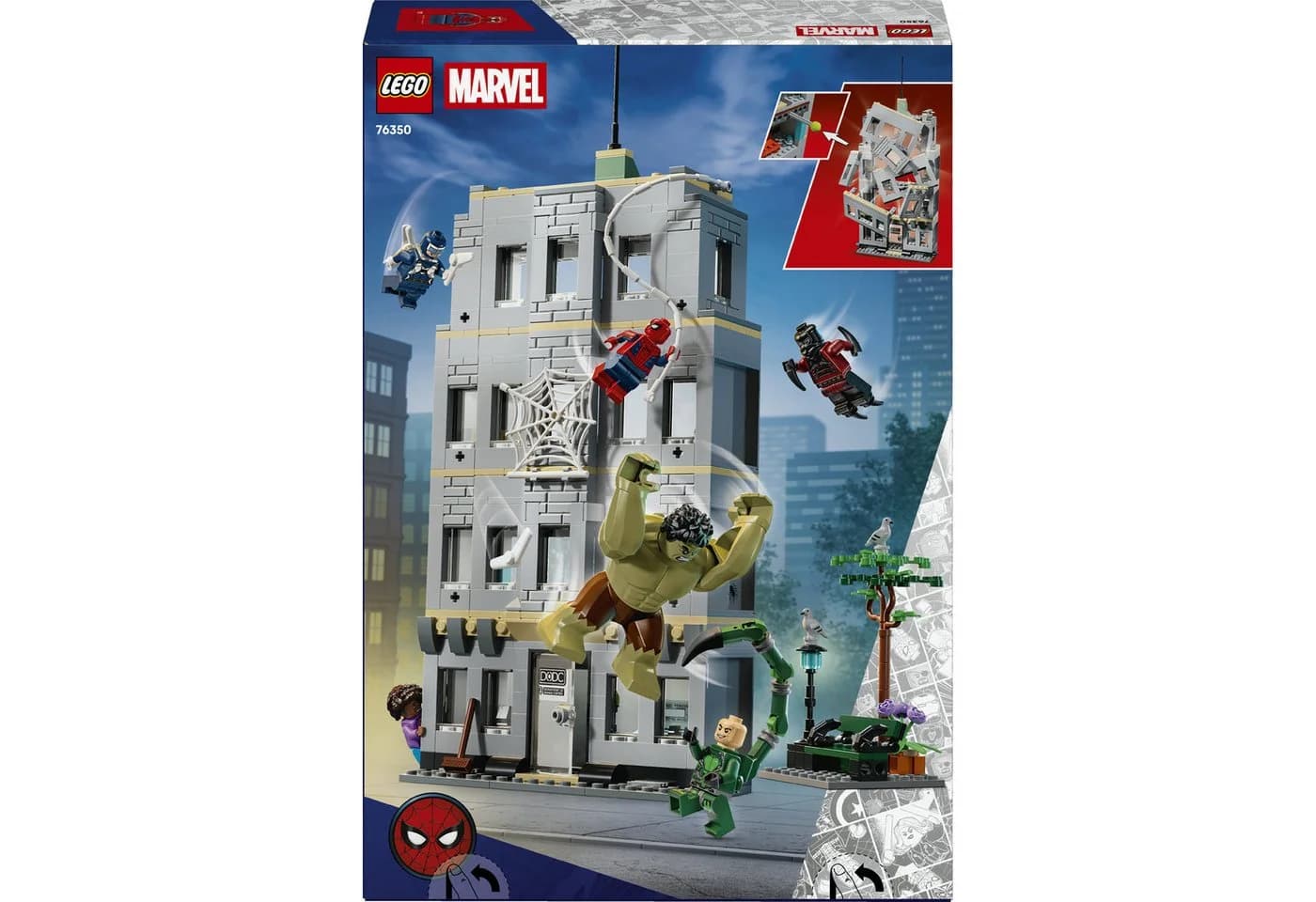 LEGO Super Heroes Großer Showdown: Spider-Man vs. Hulk (76350) Bunt