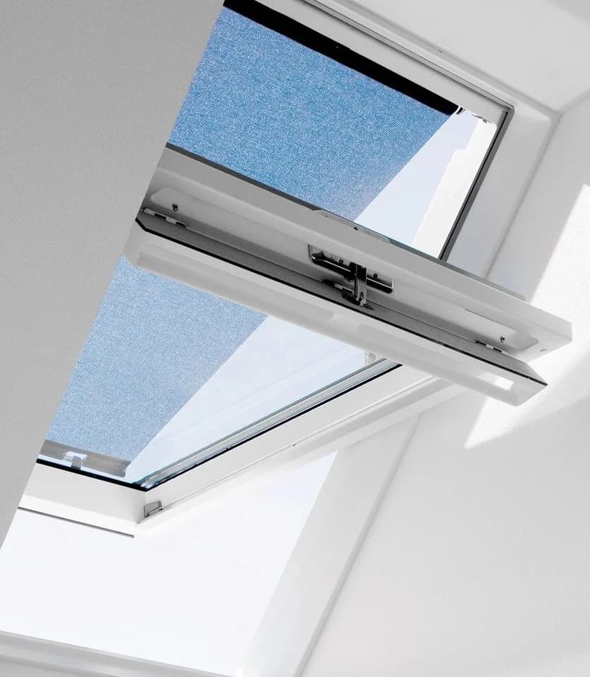 VELUX Hitzeschutz-Markise mit Haltekrallen MHL SK00 5060 Schwarz Aluminium Polyester