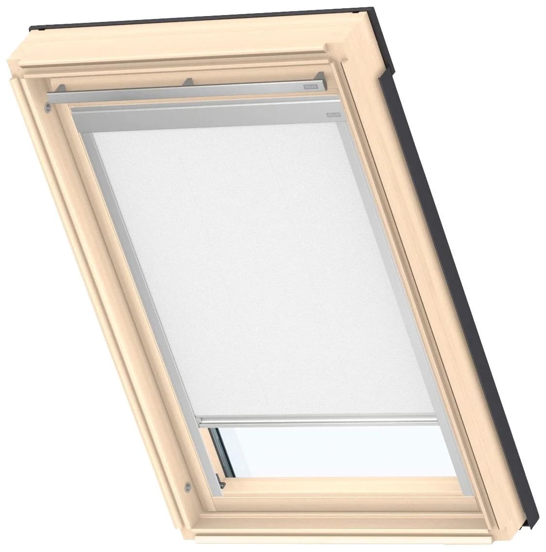 VELUX Verdunklungsrollo DBL F06 4288 Weiß mit Führungsschienen