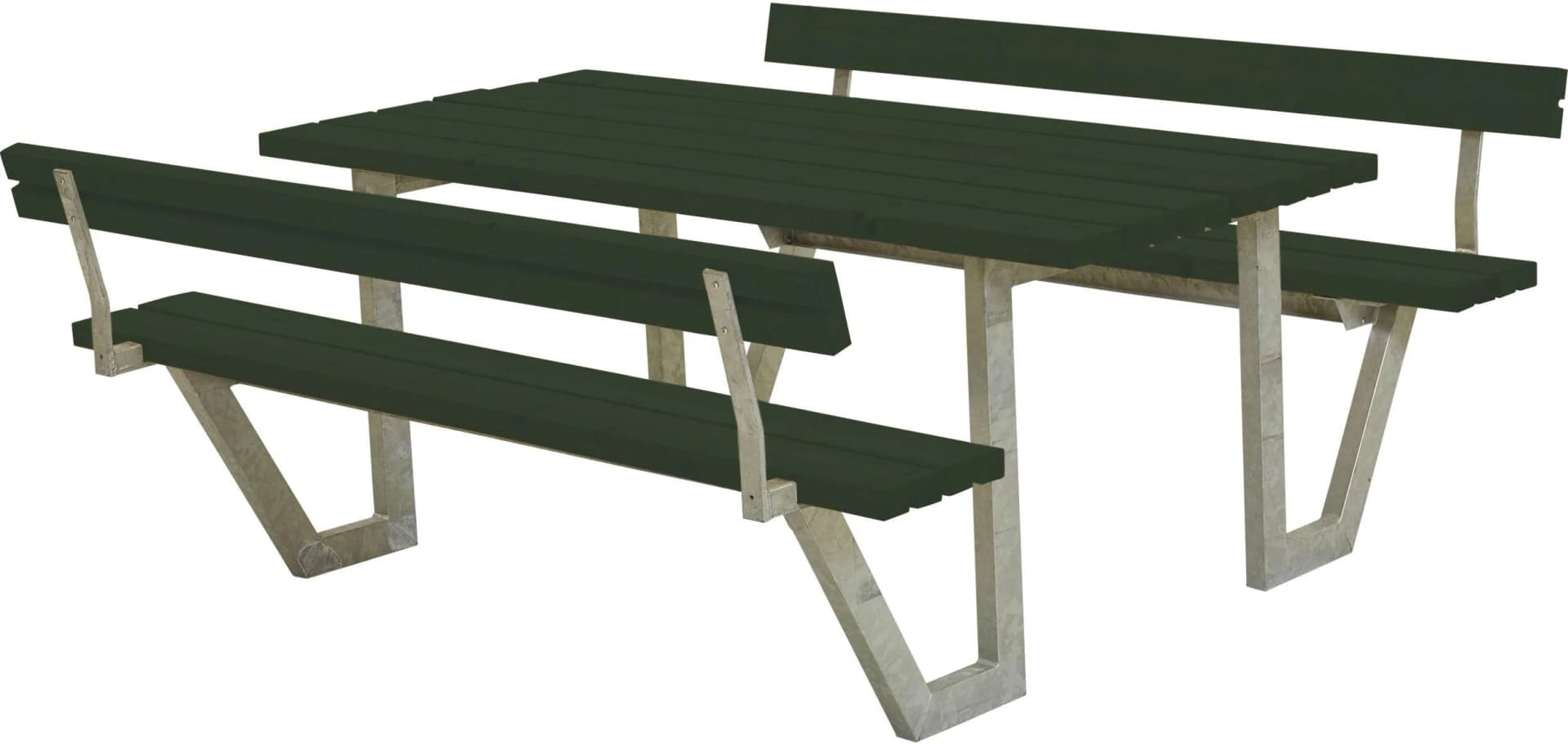 Wega Garten-Essgruppe 185x177cm - Stahl & Holzwerkstoff