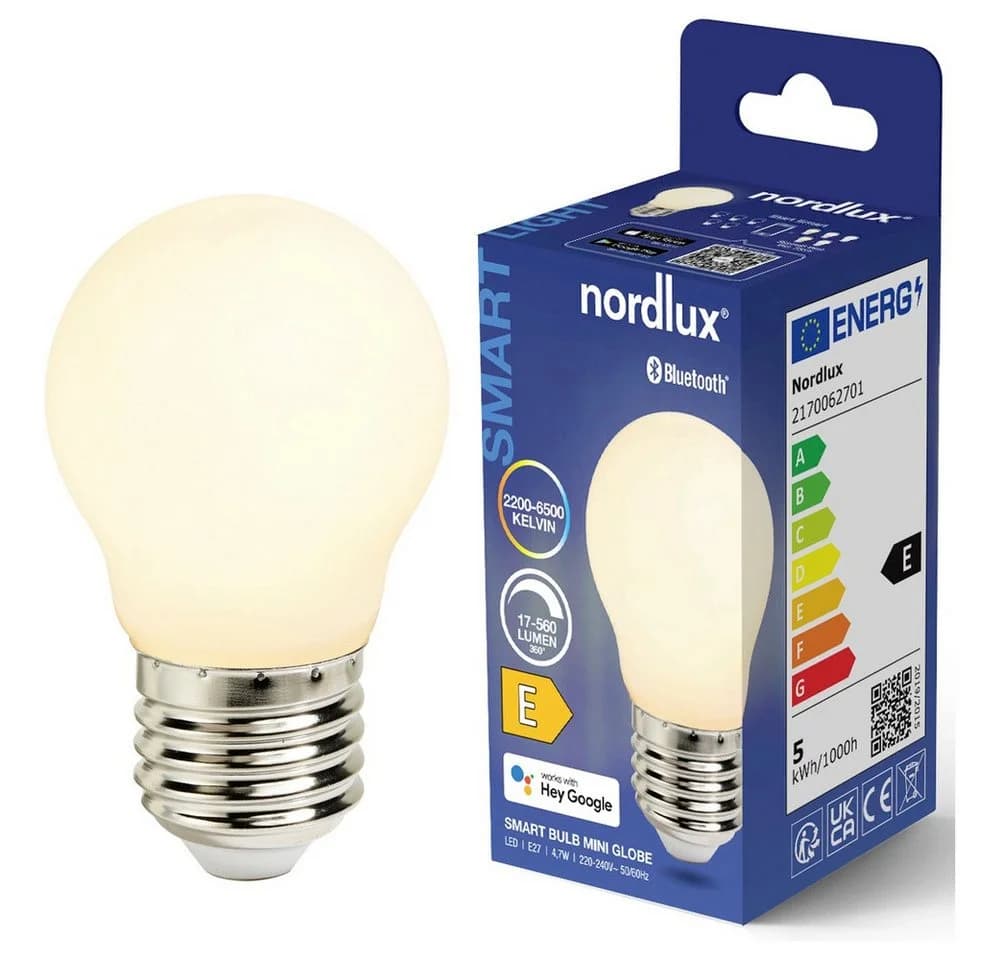LED-Lampe G45 E27 4,7W CCT 560lm smart dimmbar Nordlux