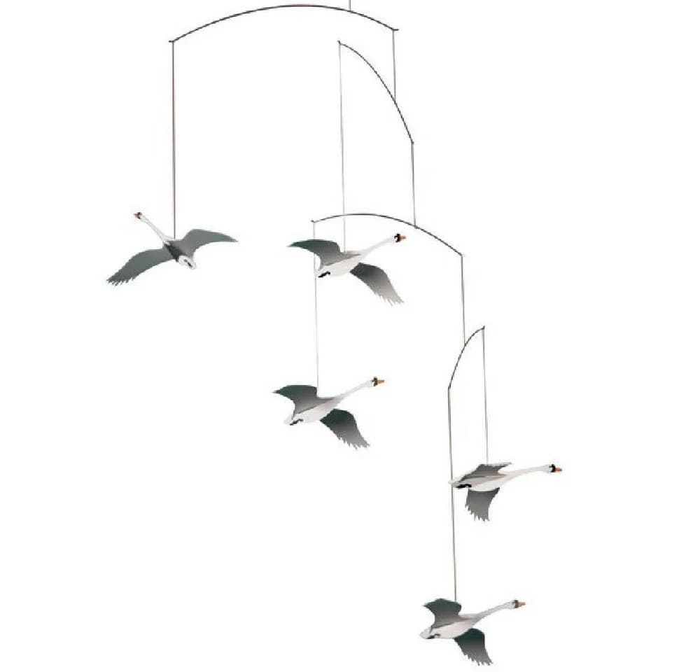 Flensted Mobiles Die Schwäne des Nordens Windspiel