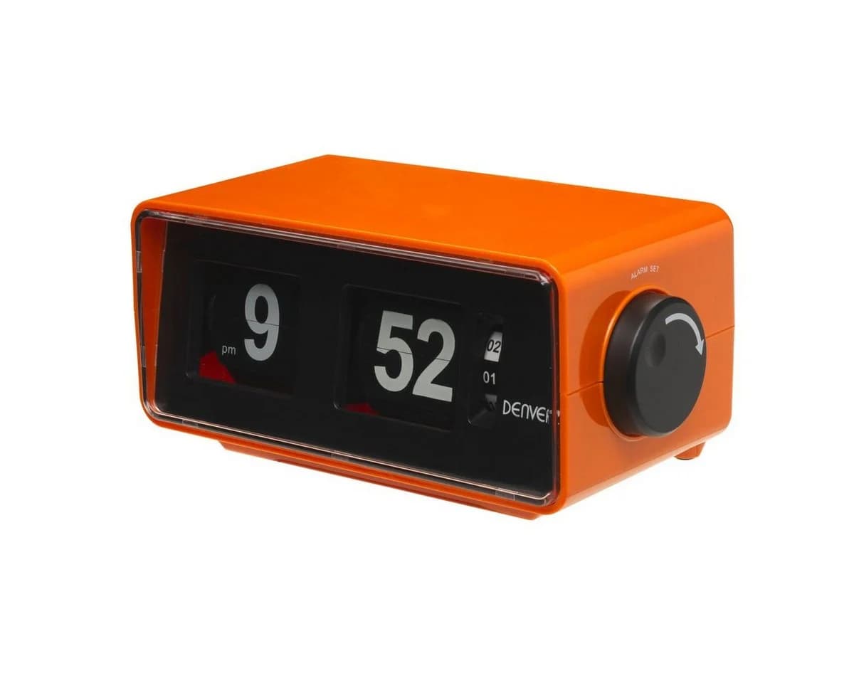 Denver Radiowecker Retro CR-425 Orange mit Alarm
