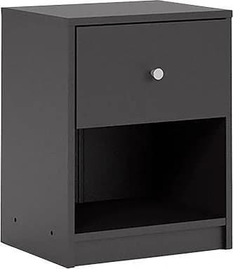 Home Affaire Nachtkommode May Schwarz Holzwerkstoff 1 Schublade