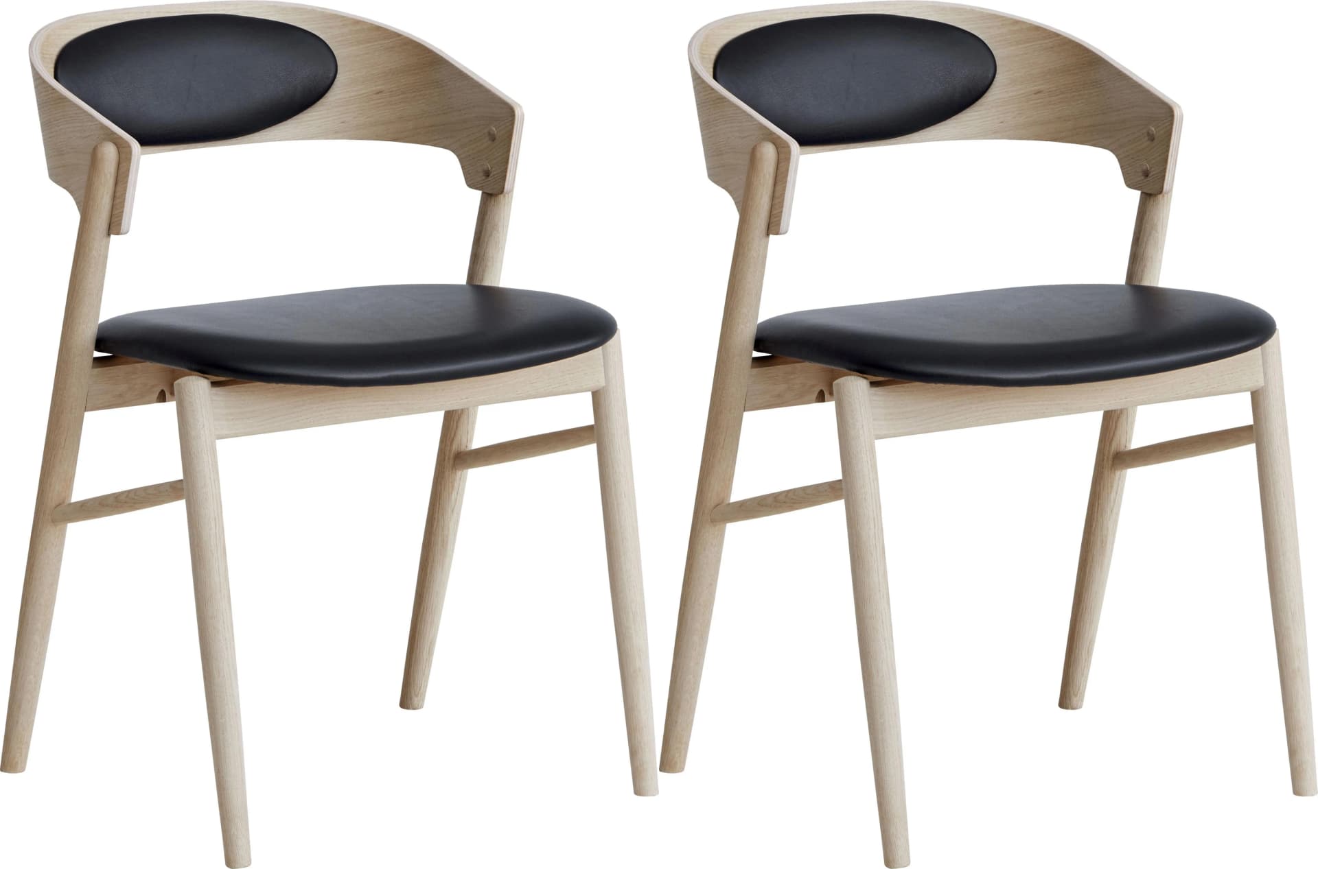 HAMMEL FURNITURE Findahl by Hammel Springer Stuhl Eiche Leder