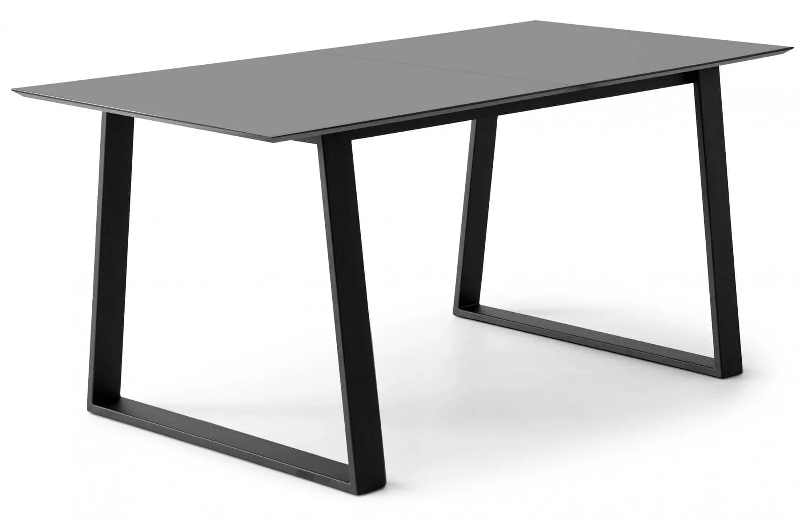 HAMMEL FURNITURE Meza Esstisch mit Auszugsfunktion Graphit/Schwarz