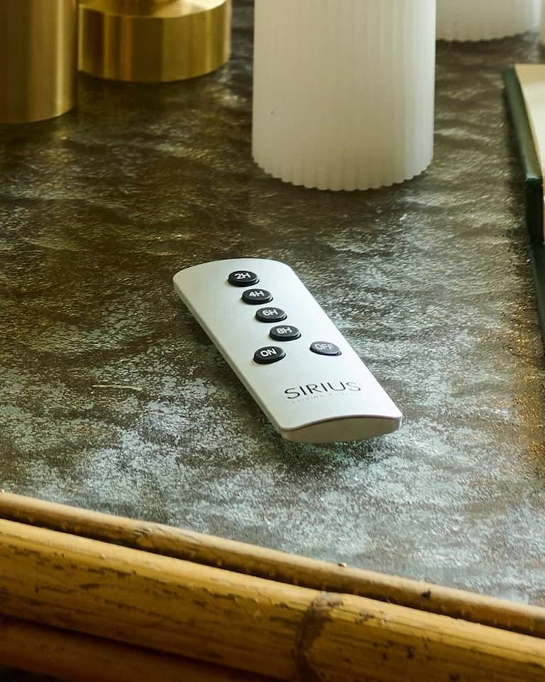 Sirius Home A/S LED-Lichterkette Fernbedienung silber Aluminium mit Timer
