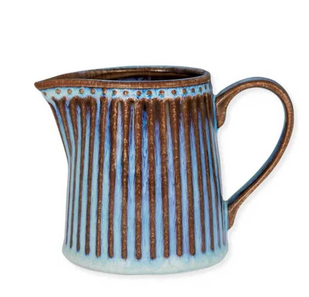 Greengate Milchkännchen ALICE Oyster Blue Keramik