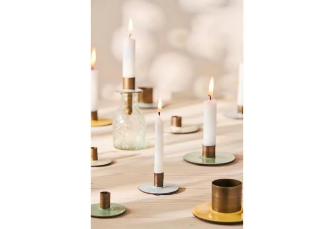 Ib Laursen Kerzenhalter Butter Cream Messing