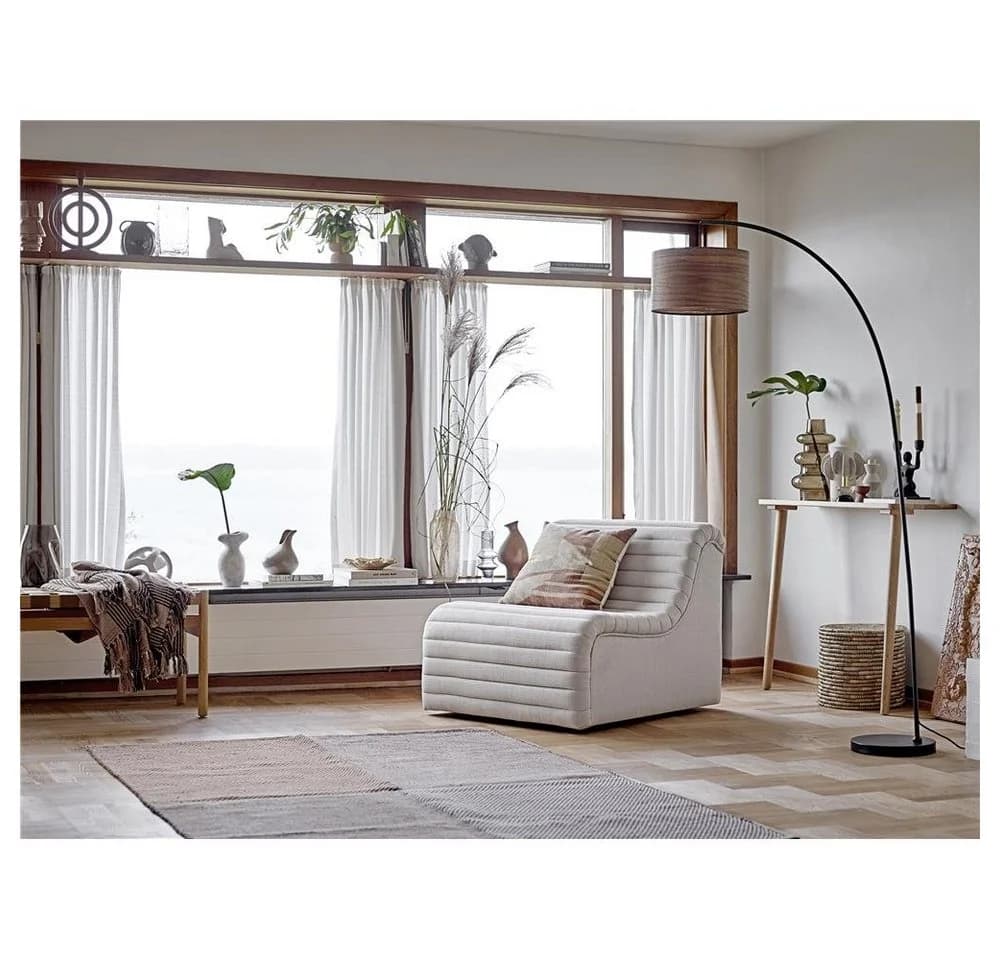 Bloomingville Dekofigur Vesla Schwarz Terrakotta Skulptur