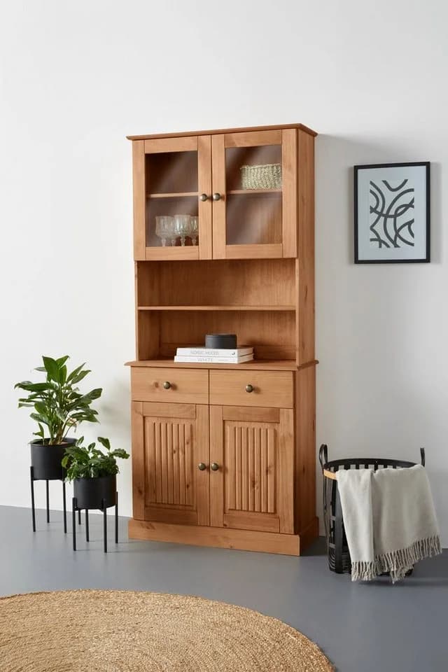 OTTO HOME Buffet Liotta Beige Massivholz Kiefer