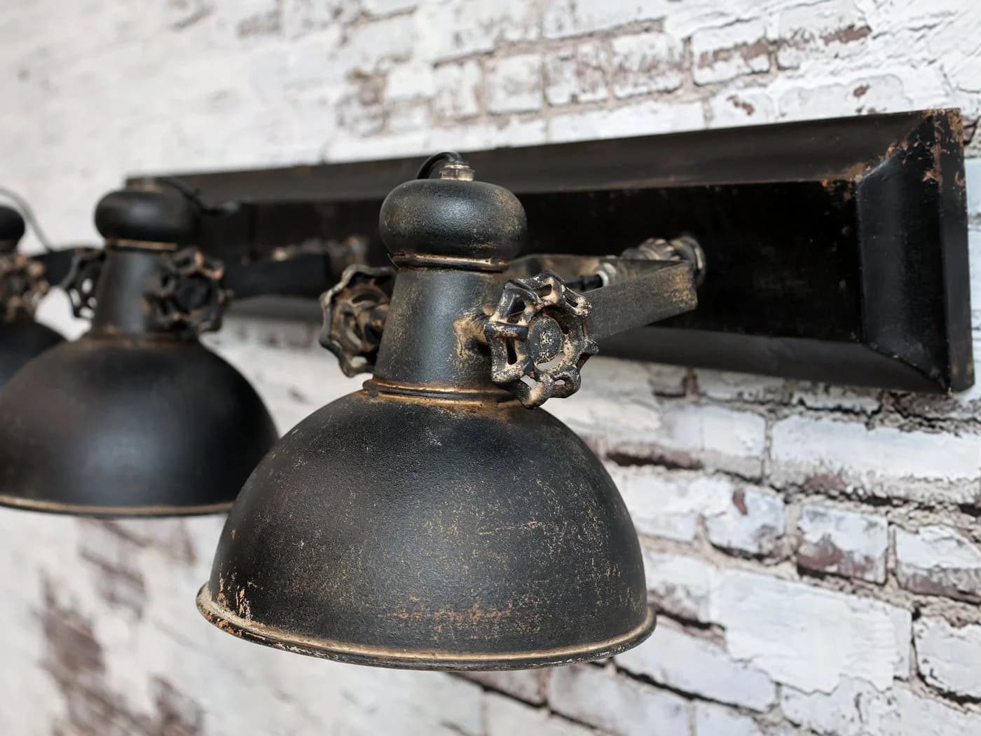 Chic Antique Factory Deckenlampe Schwarz Metall 3x E27