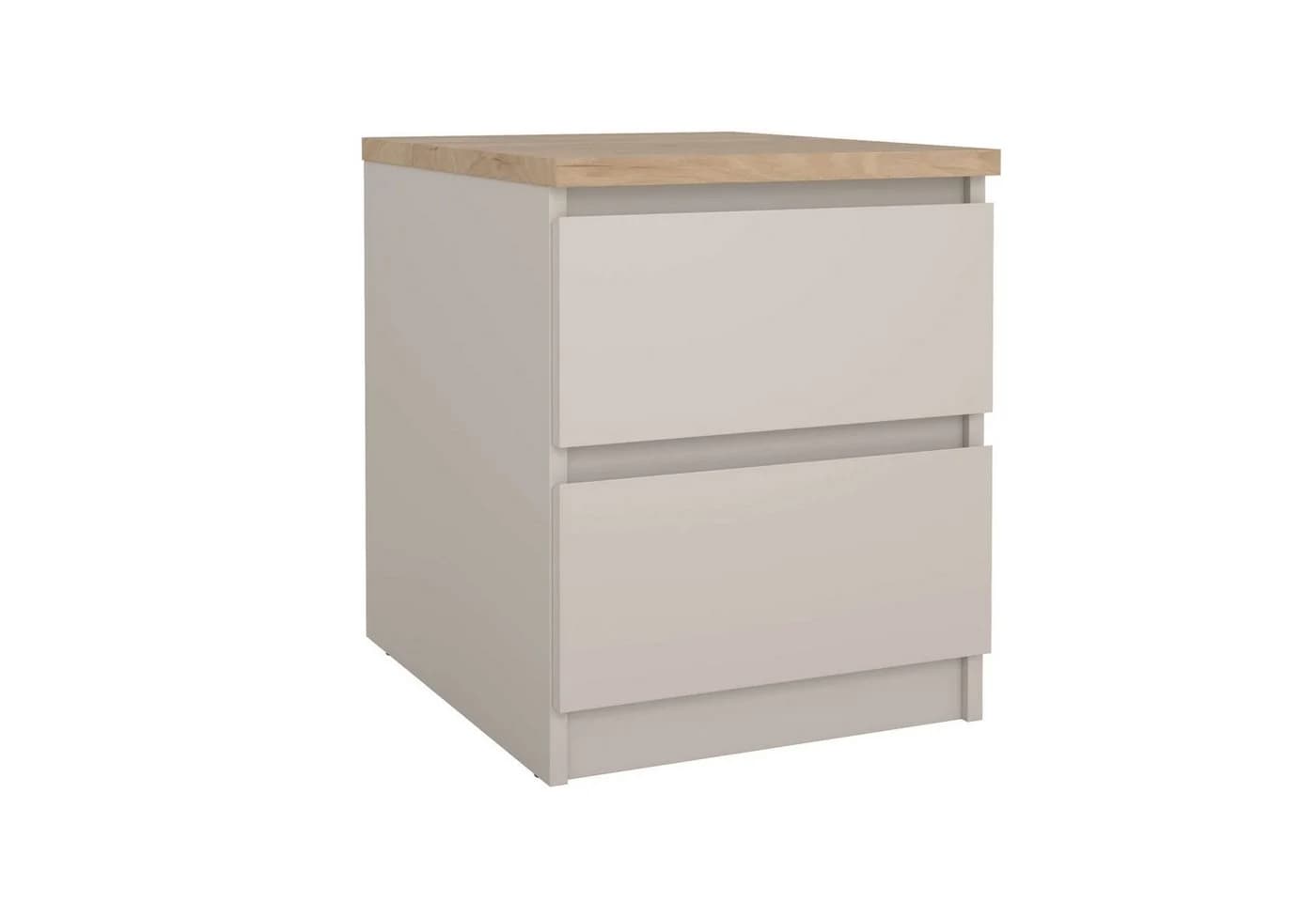 Nachttisch INOSIGN Naia Kaschmir Jackson Hickory