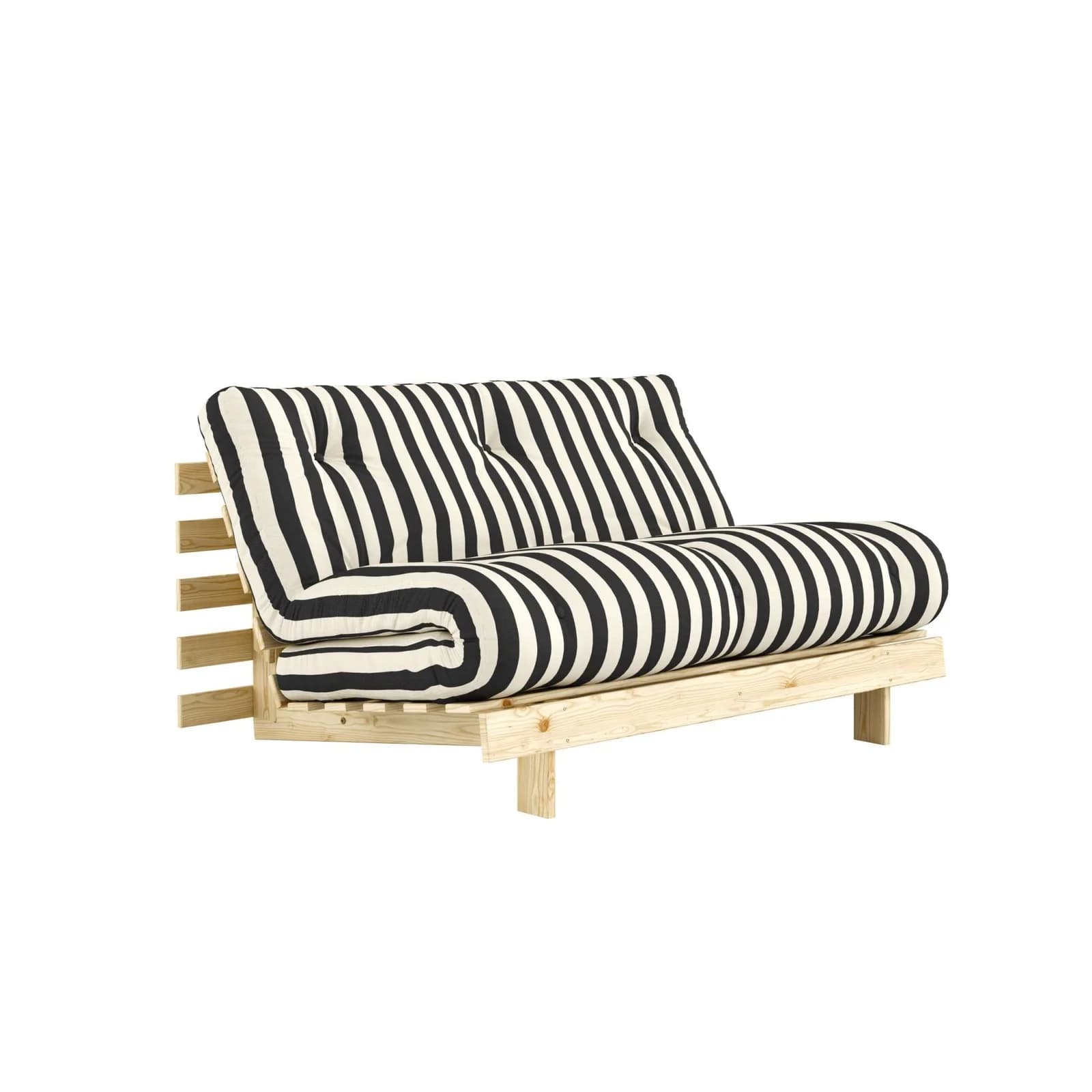 Karup Design Roots Sofa Bed Schwarz-Weiß FSC-Massivholz