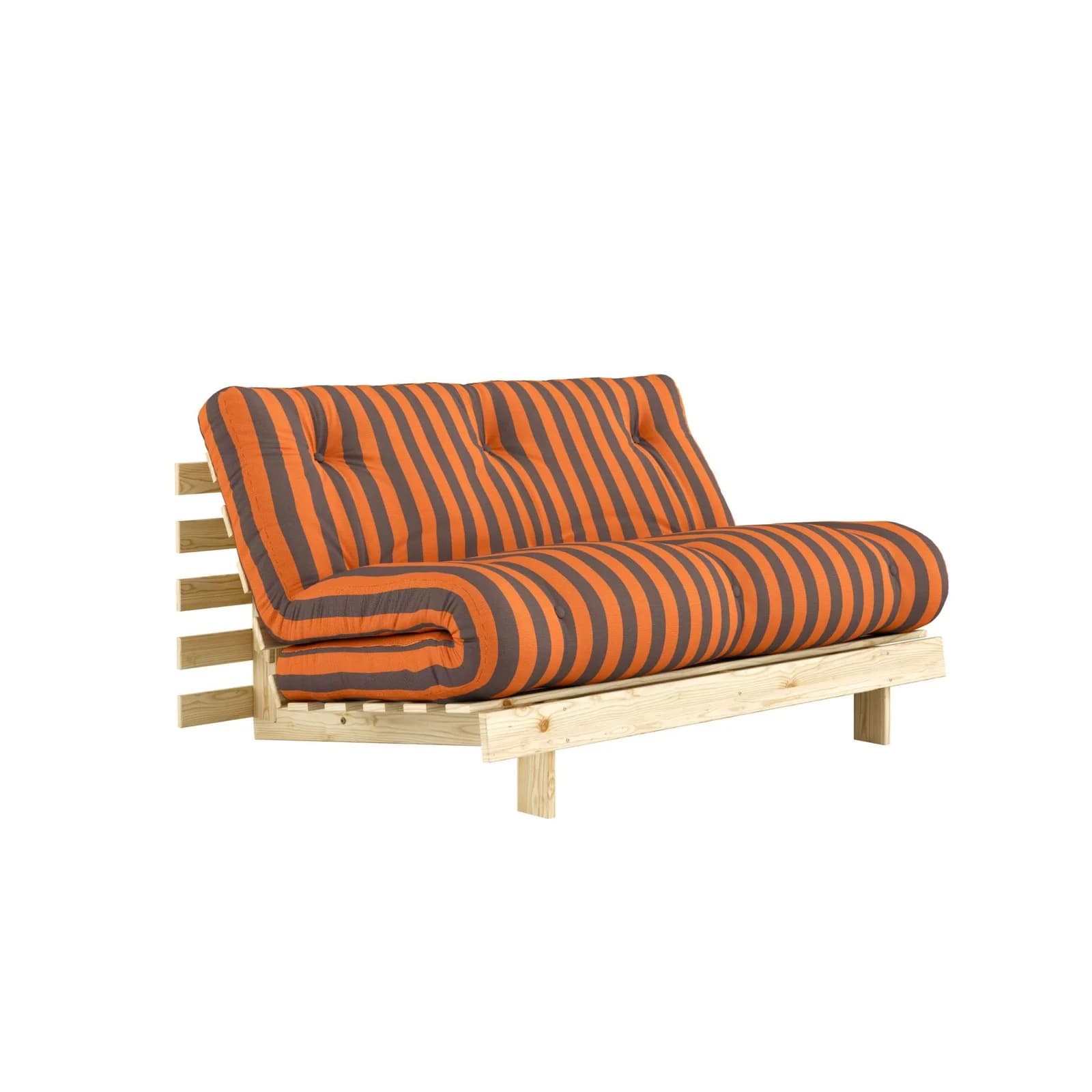 Karup Design Roots Sofa Bed Schlafsofa mit Futonmatratze Orange-Braun