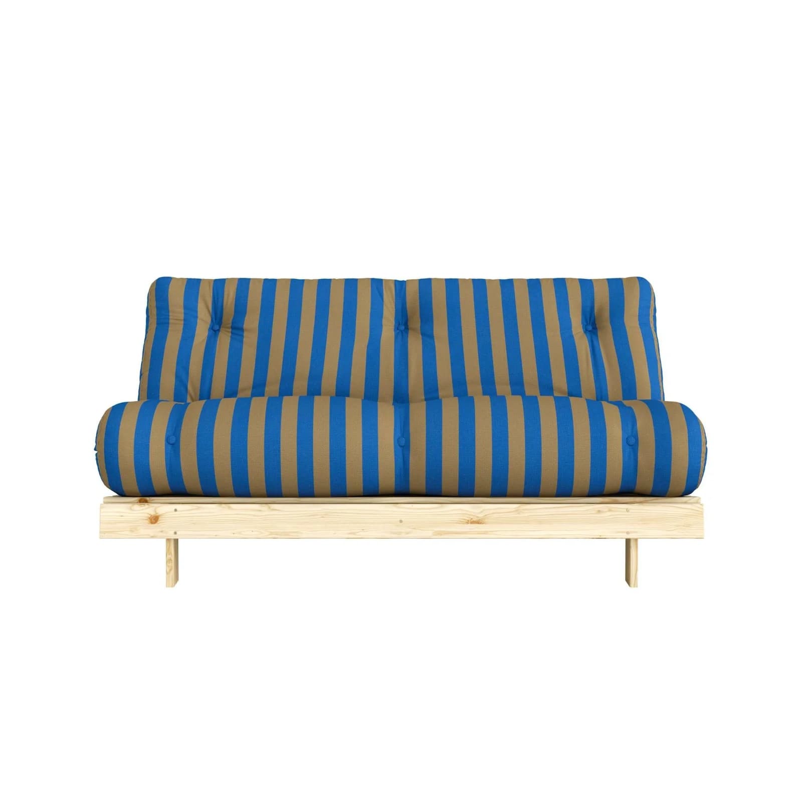 Karup Design Roots Sofa Bed mit Futonmatratze blau/braun