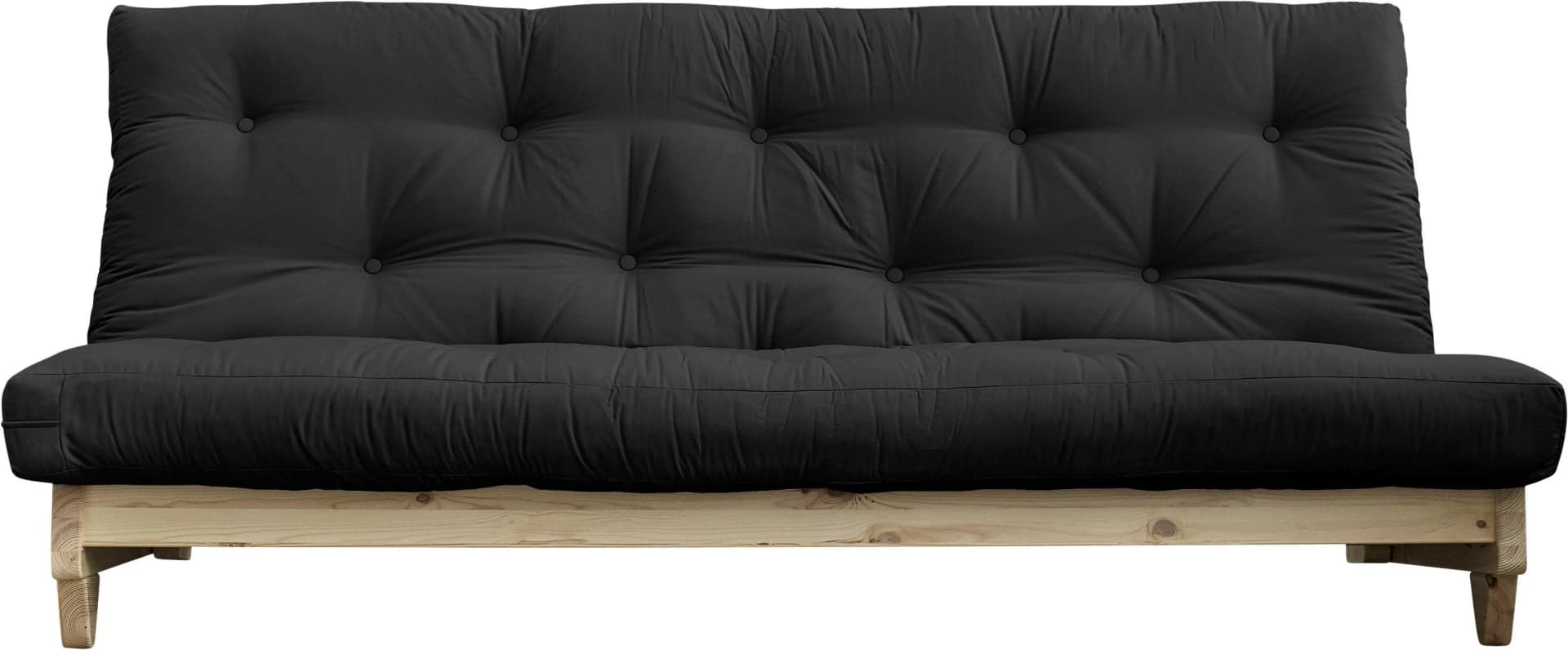 Schlafsofa KARUP DESIGN Fresh Grau Kieferholz Futonmatratze