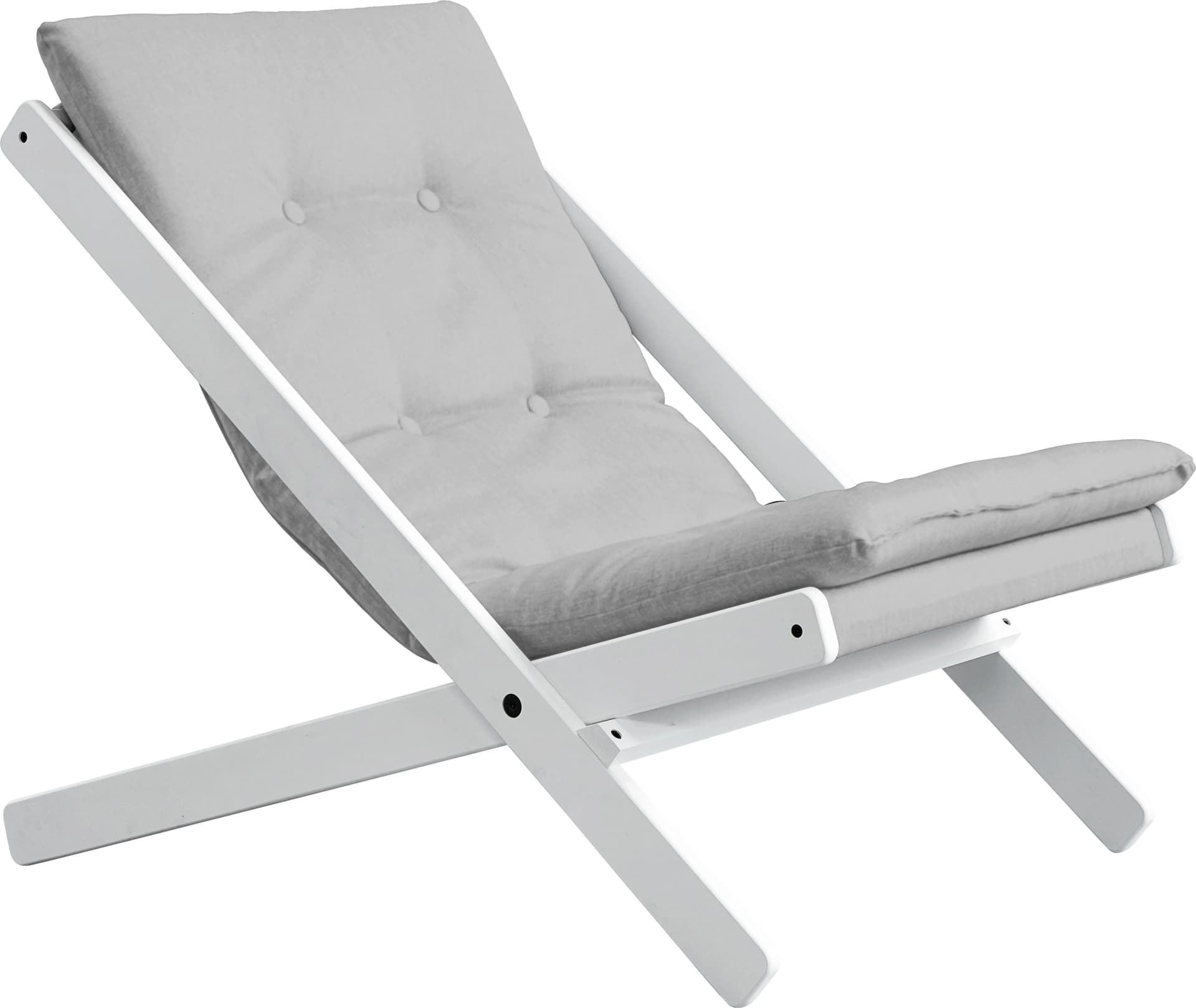 Klappstuhl KARUP DESIGN "Boogie" Hellgrau/Weiß