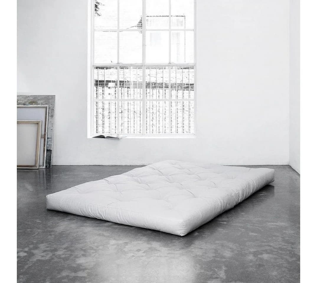 KARUP DESIGN Comfort Futon Matratze 15 cm Beige Weiß