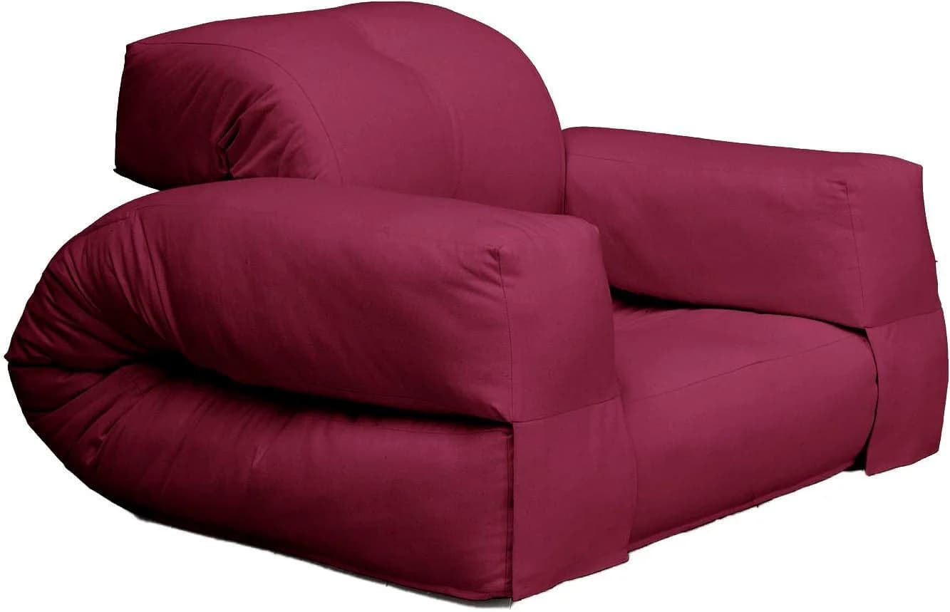 KARUP DESIGN Hippo Schlafsofa Bordeauxrot Ein- oder Zweisitzer