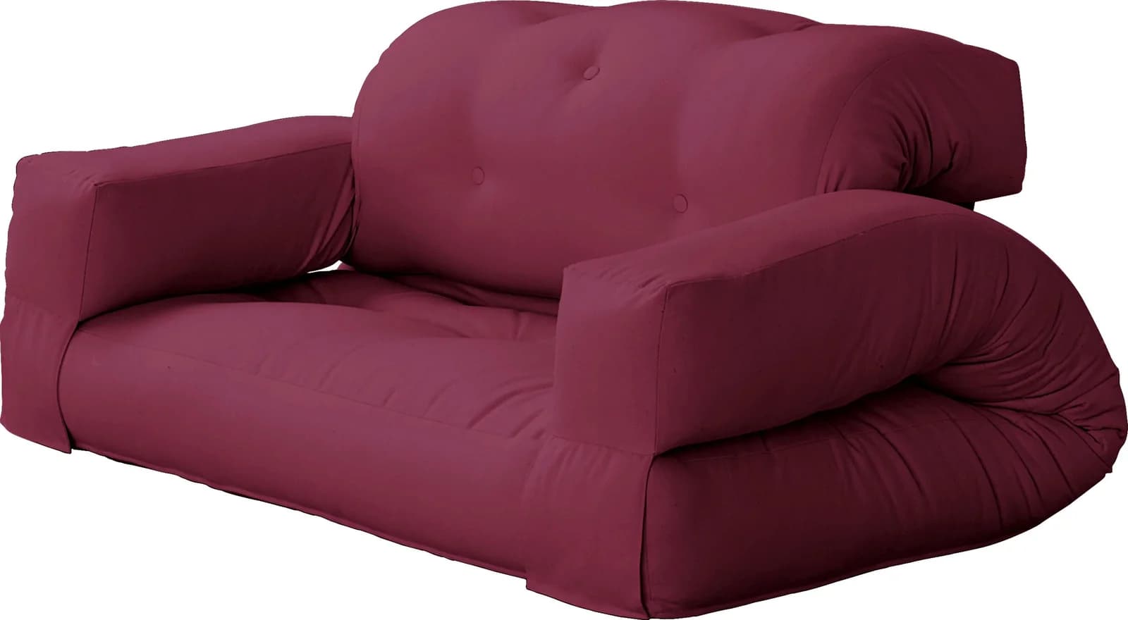 KARUP DESIGN Schlafsofa Hippo Bordeauxrot Ein- oder Zweisitzer