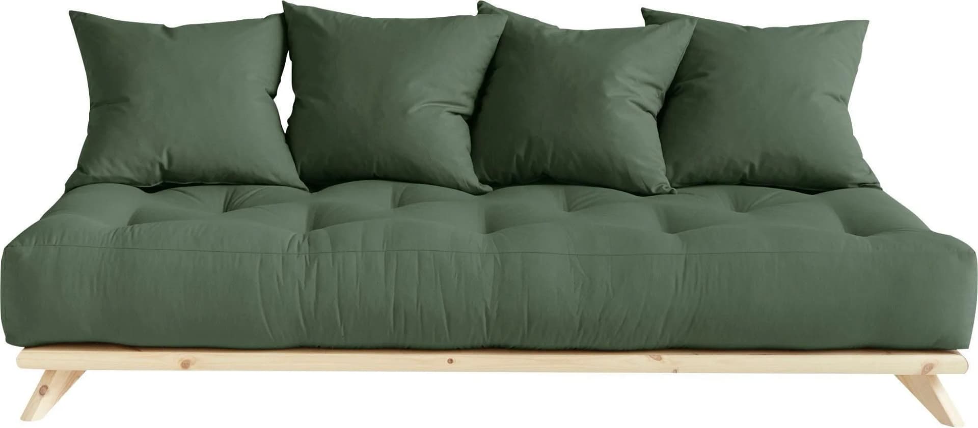 KARUP DESIGN Senza Daybett mit Futonmatratze Skandinavisch Grün