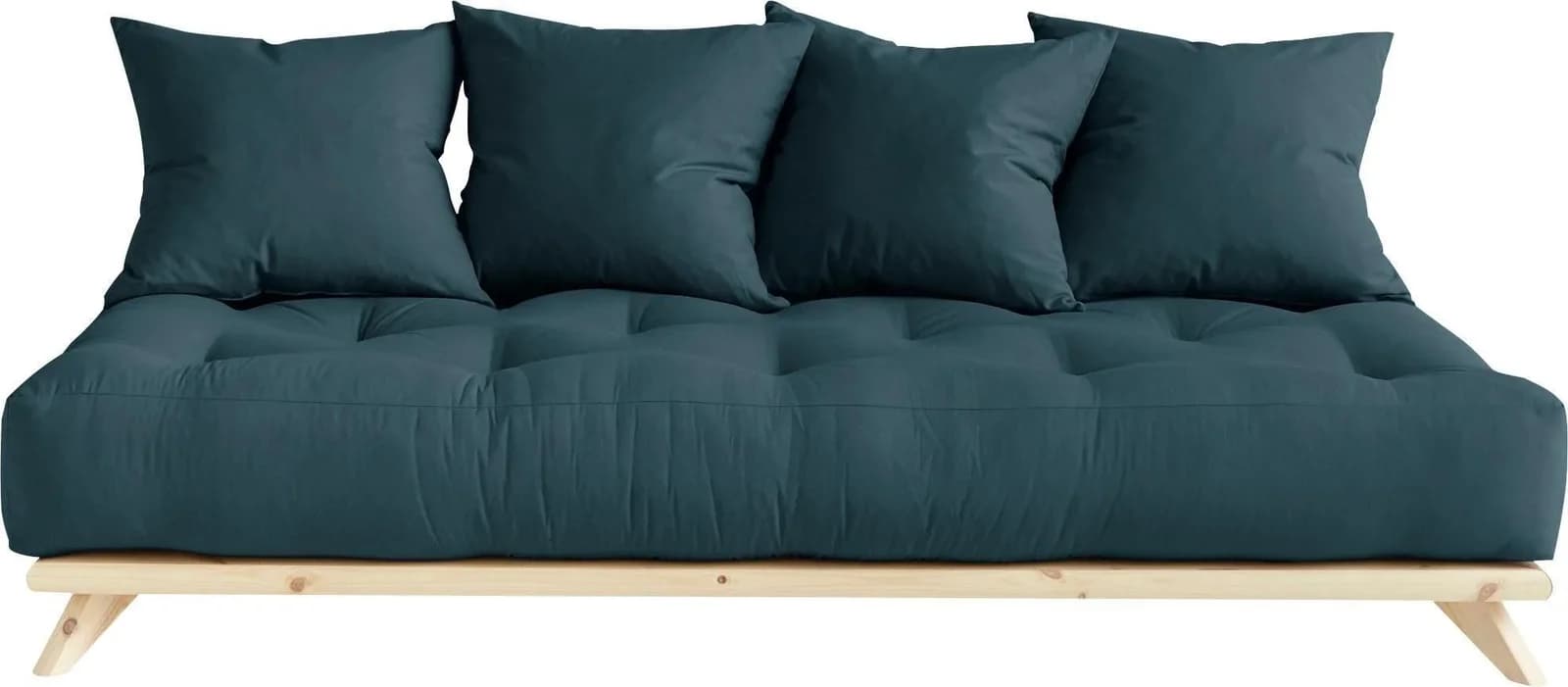 KARUP DESIGN Senza Daybett mit Futonmatratze Blau Skandinavisch