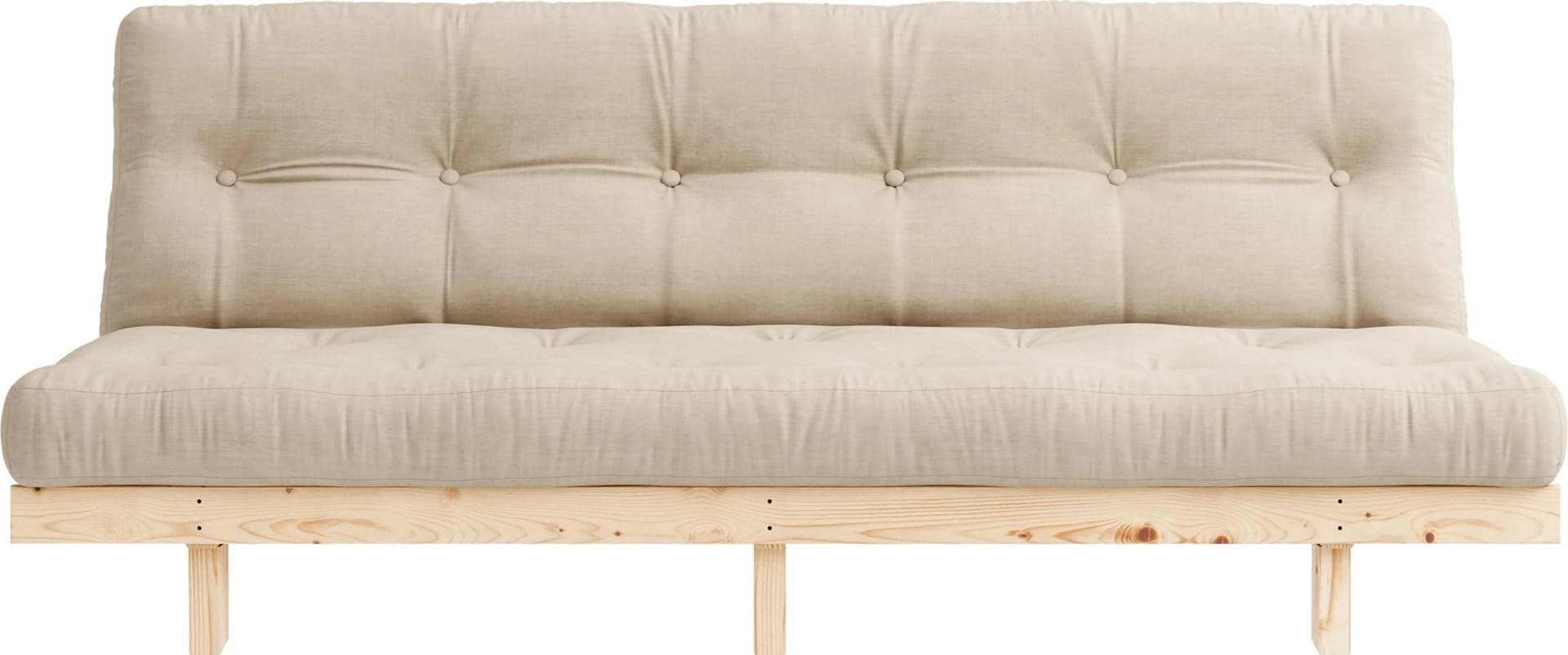 Schlafsofa KARUP DESIGN Lean Beige mit Bettfunktion