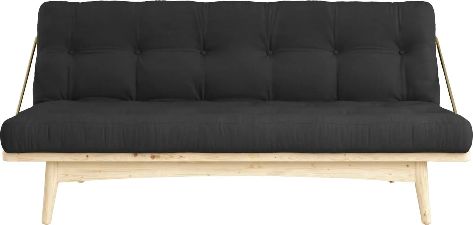 Karup Design Schlafsofa Folk Dunkelgrau mit Futonmatratze