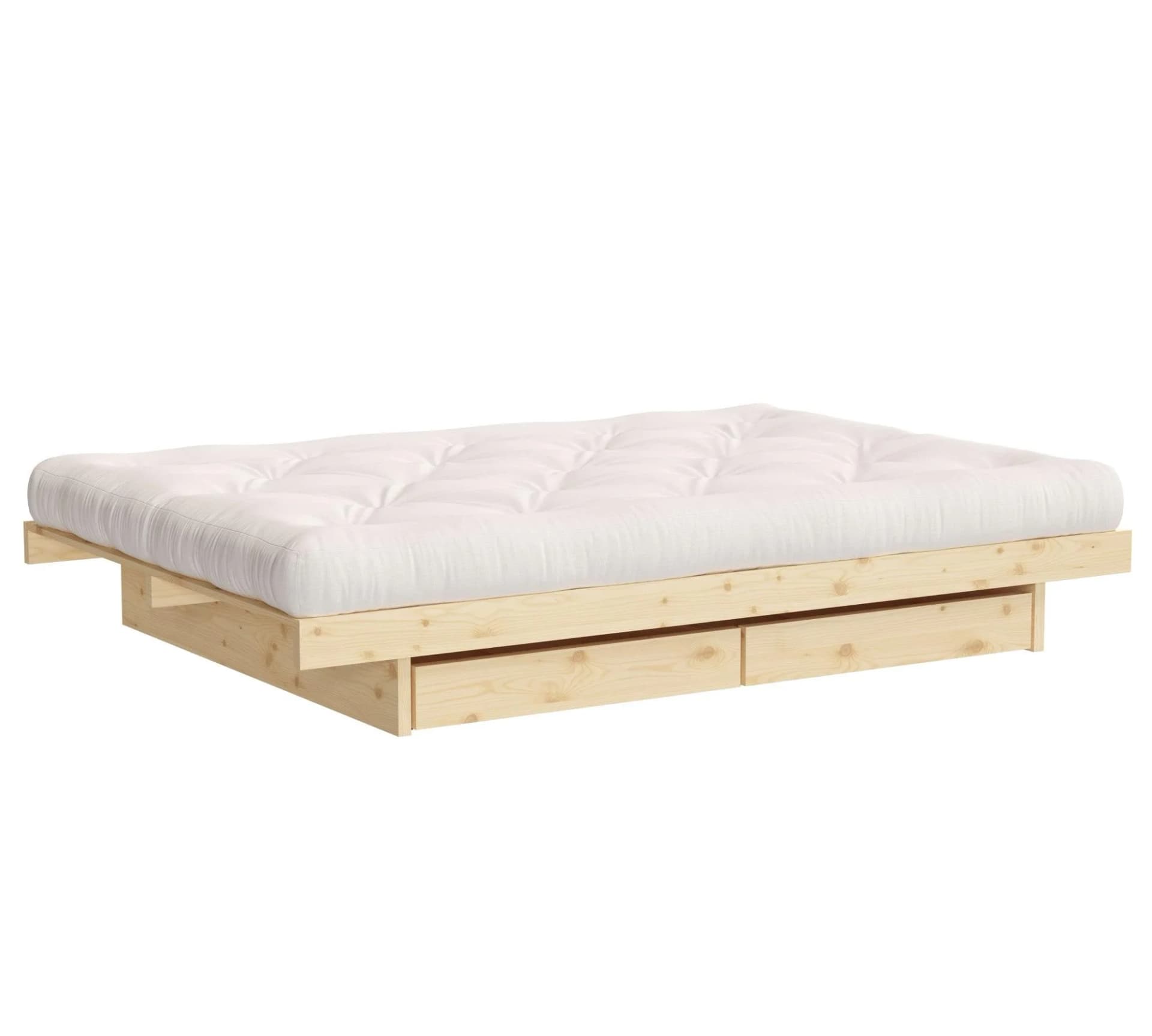 Karup Design Kanso Stauraumbett mit Schubladen Kiefer Natur