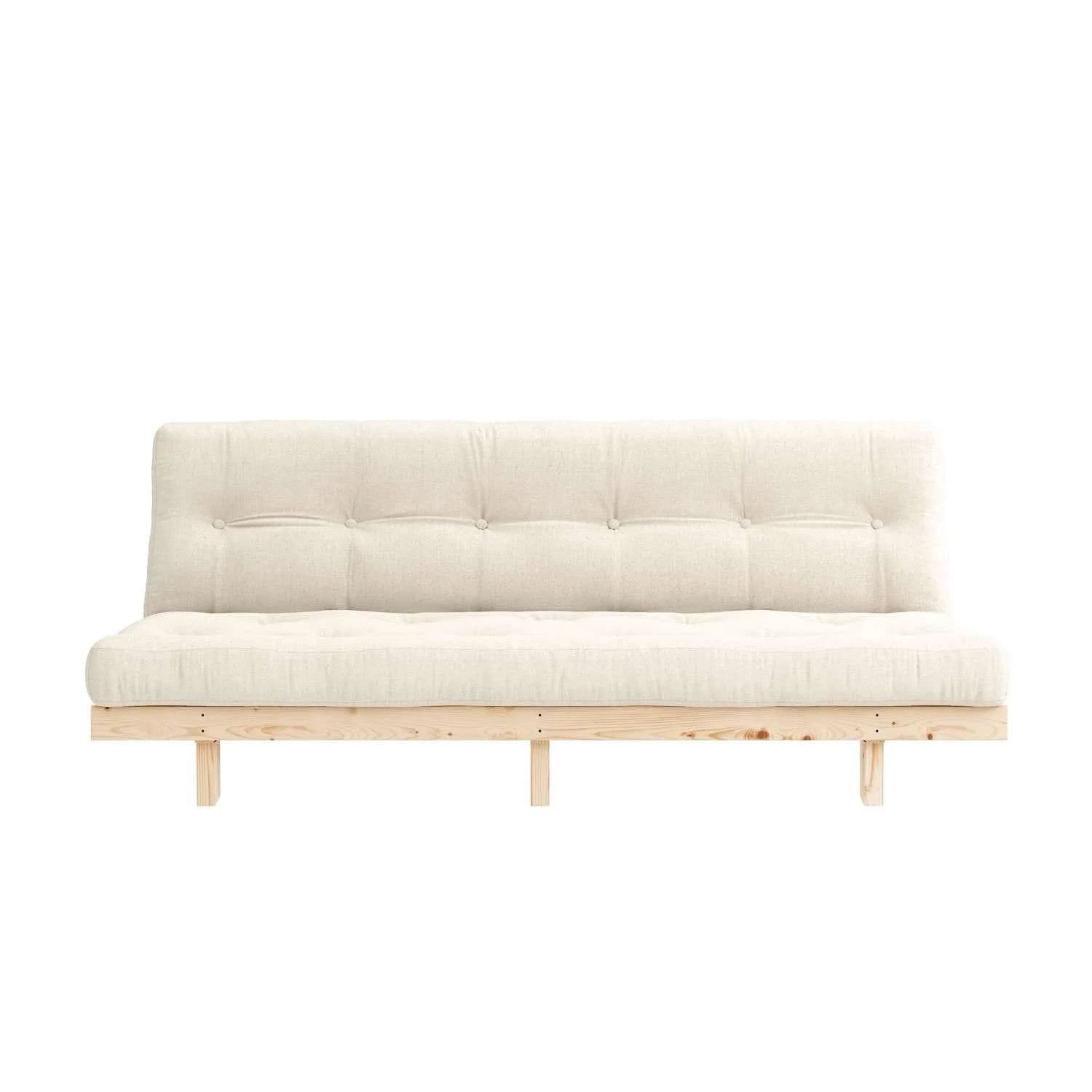 KARUP DESIGN Lean 200 Schlafsofa Beige mit Futonmatratze
