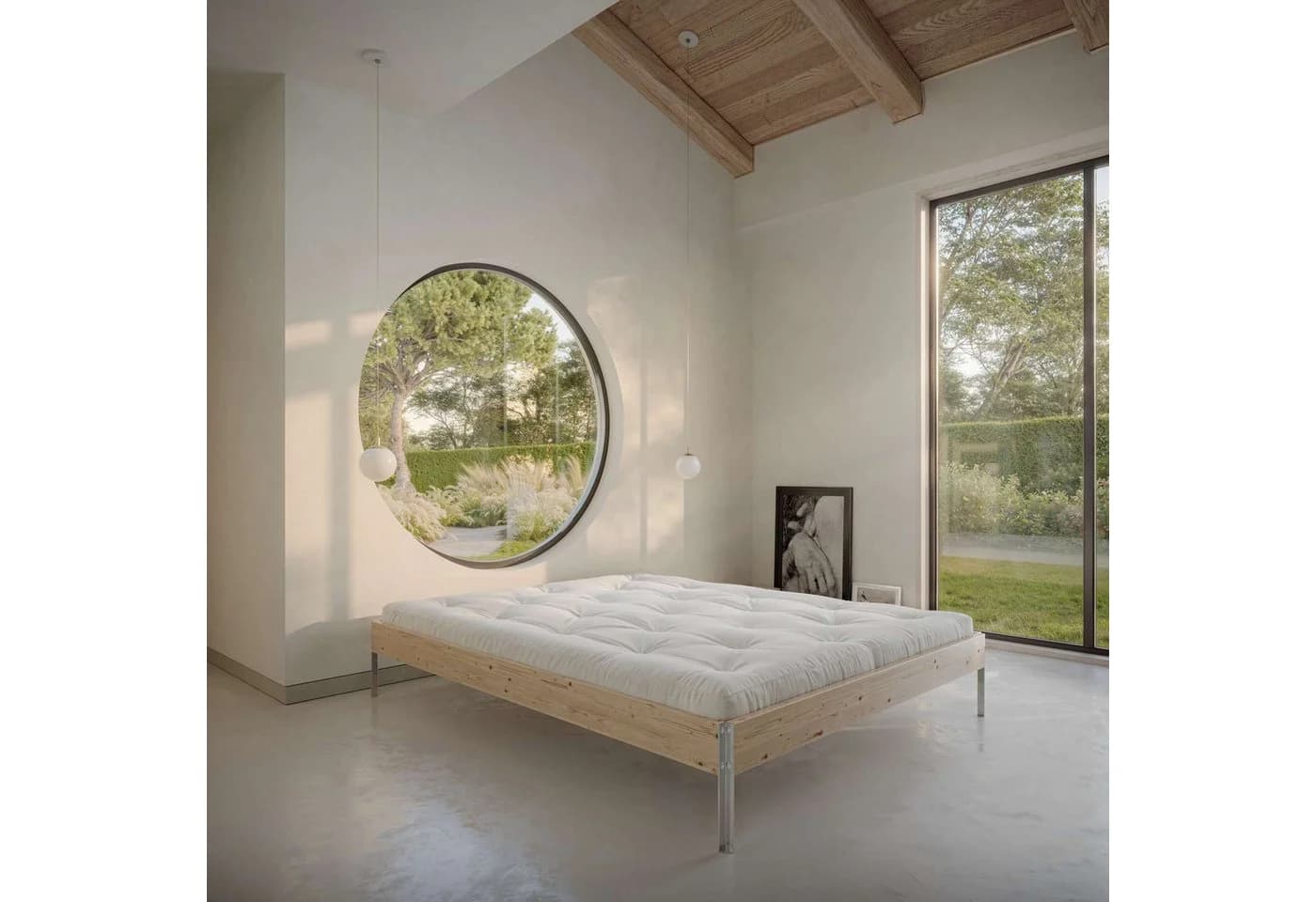 KARUP DESIGN CORE BED Bettgestell Kiefer Stahl