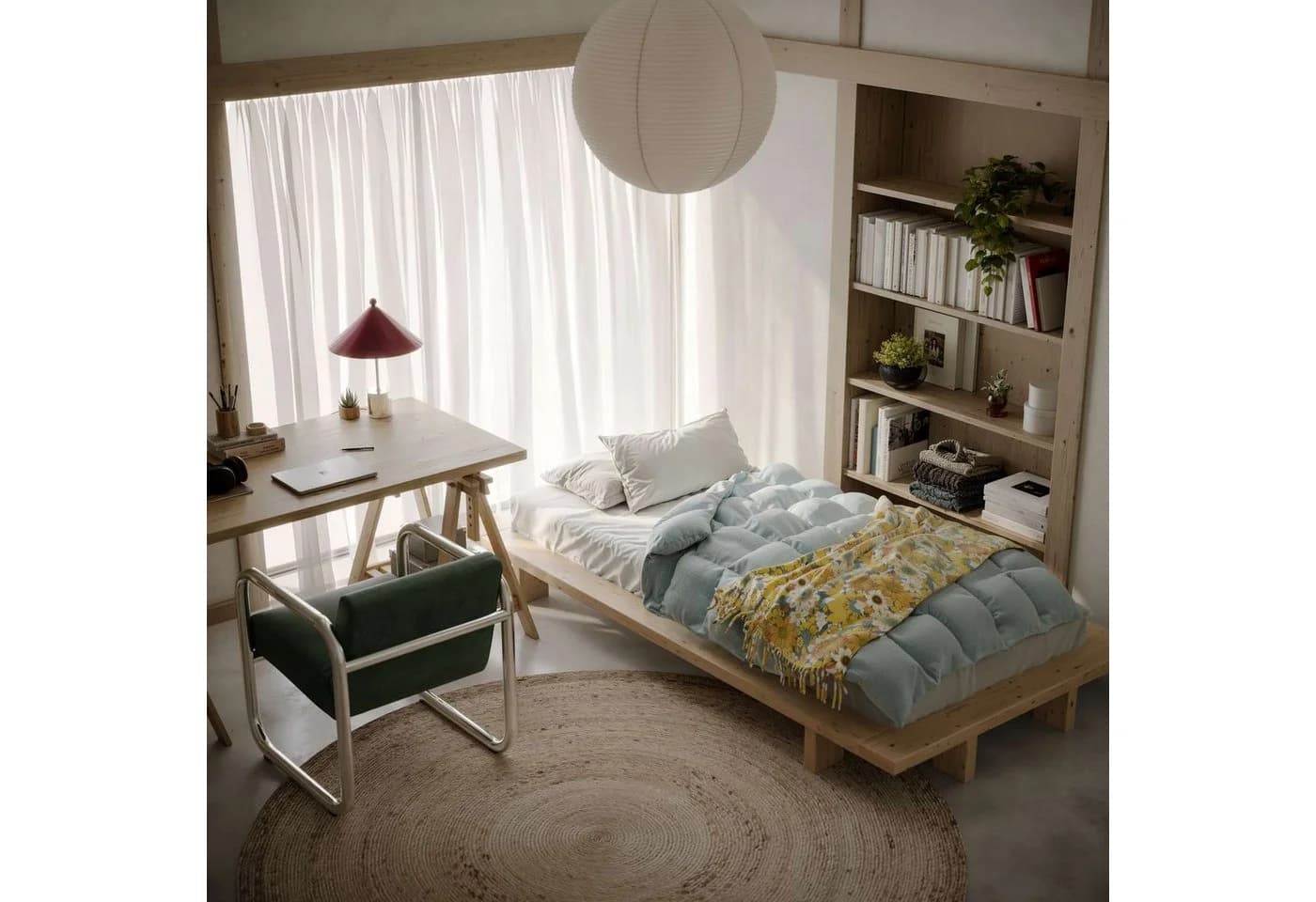Karup Design Japan Bed Bettgestell Massivholz FSC Lattenrost