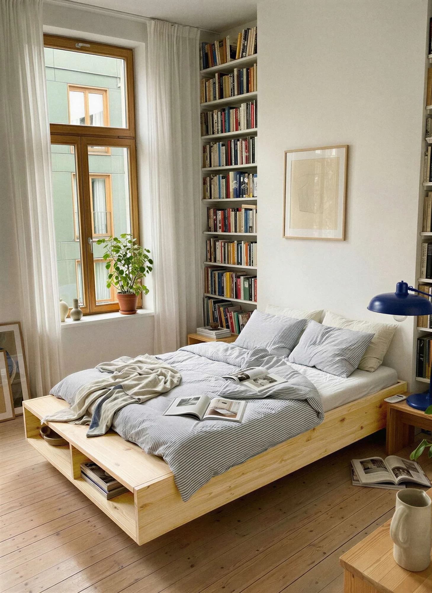 Stauraumbett KARUP DESIGN Merge Bed mit integrierter Bank