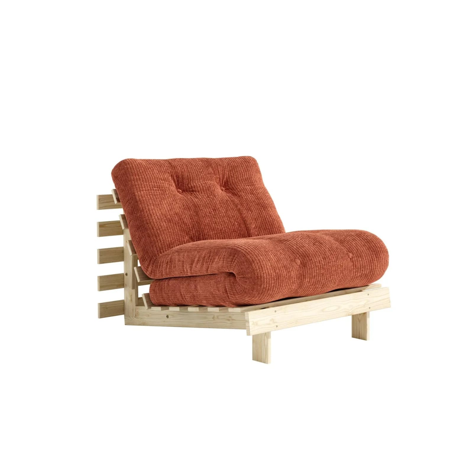 Karup Design Roots Sofa Bed 90cm mit Futonmatratze Retro Orange