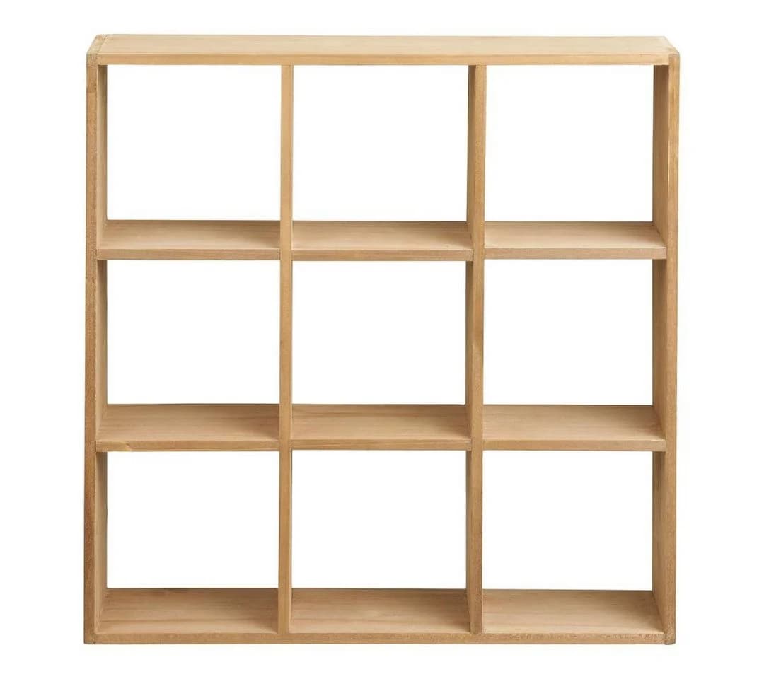 ebuy24 Küchenregal Ona Wandregal, Tassenhalter 9 Ebenen Kiefer