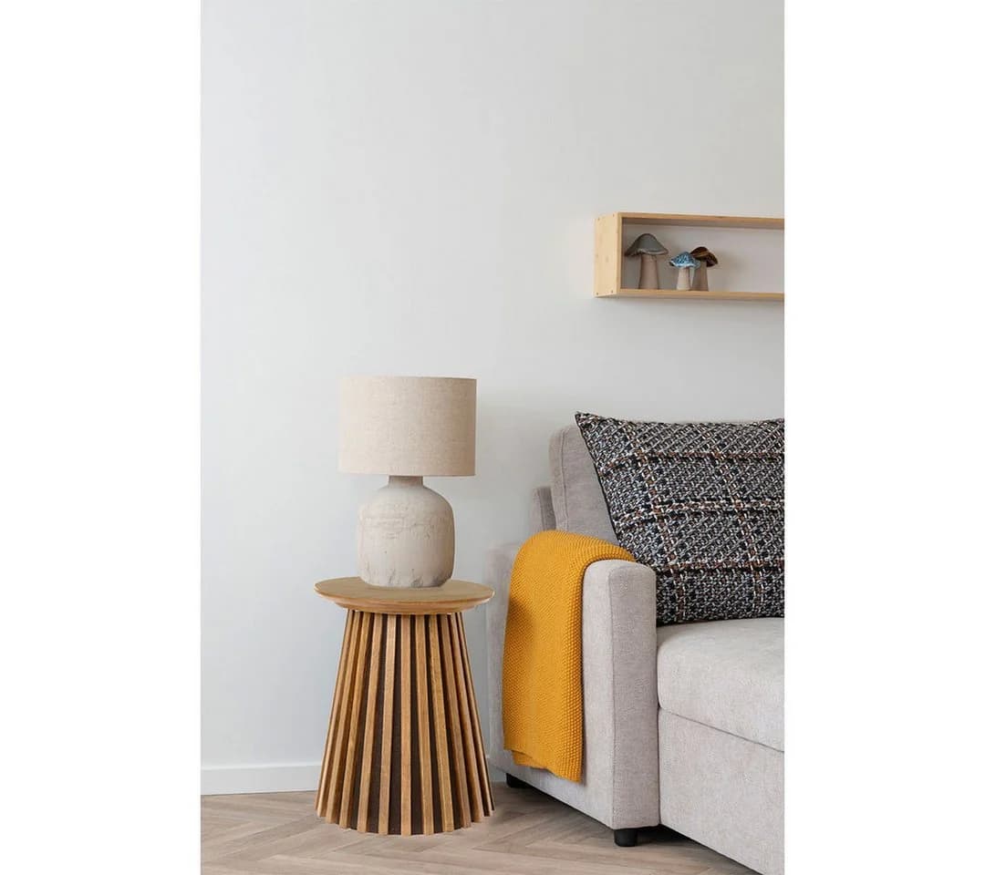 House Nordic Couchtisch Osaka Eichenfurnier Ø40cm
