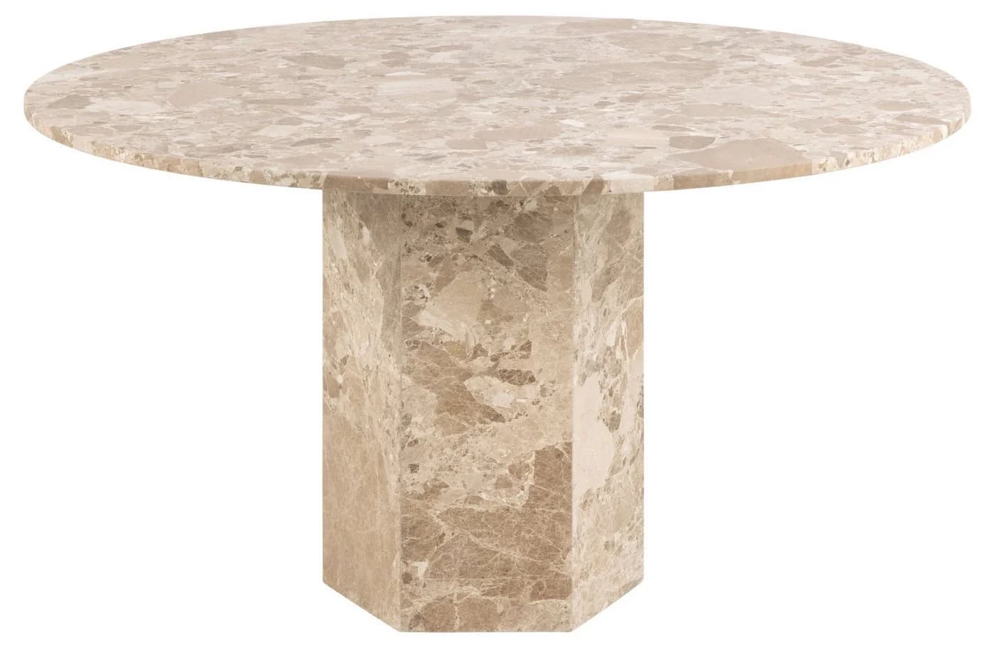 ACTONA GROUP Esstisch Naxos Marmor Matt Latte Braun
