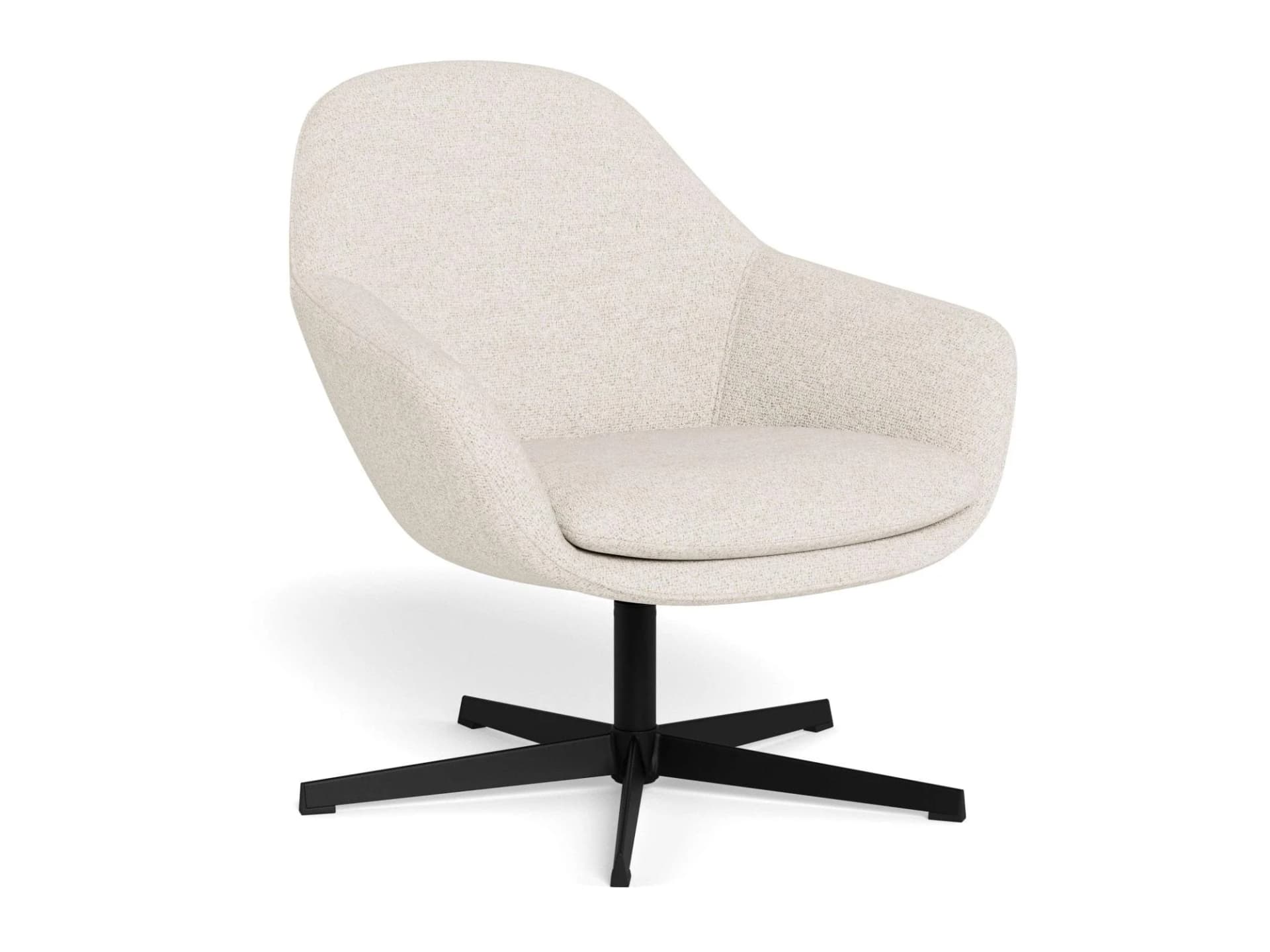 ACTONA GROUP Polsterstuhl Claremore Beige Schwarz Drehfunktion